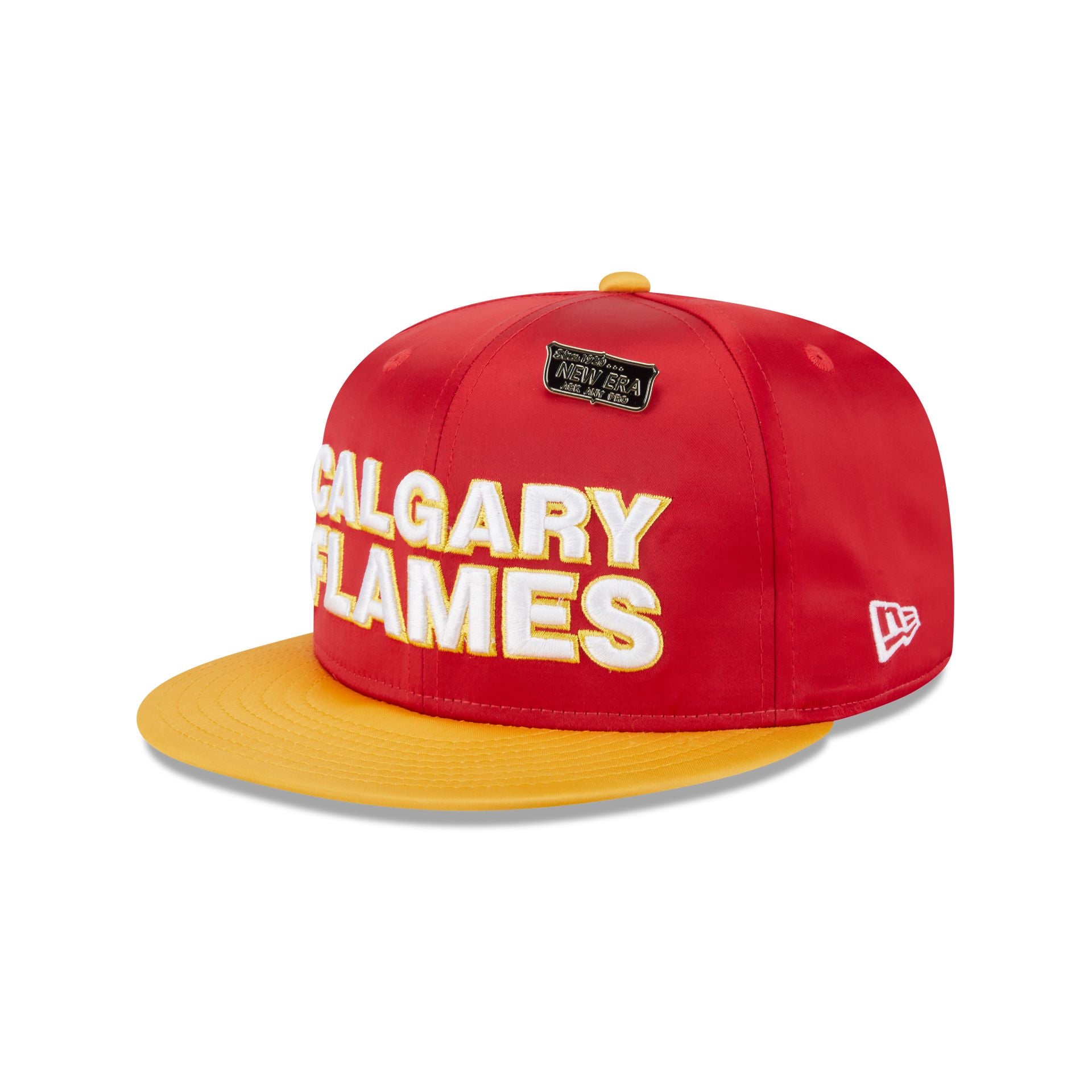 Calgary Flames Spring Satin 59FIFTY Fitted Hat - Image 3