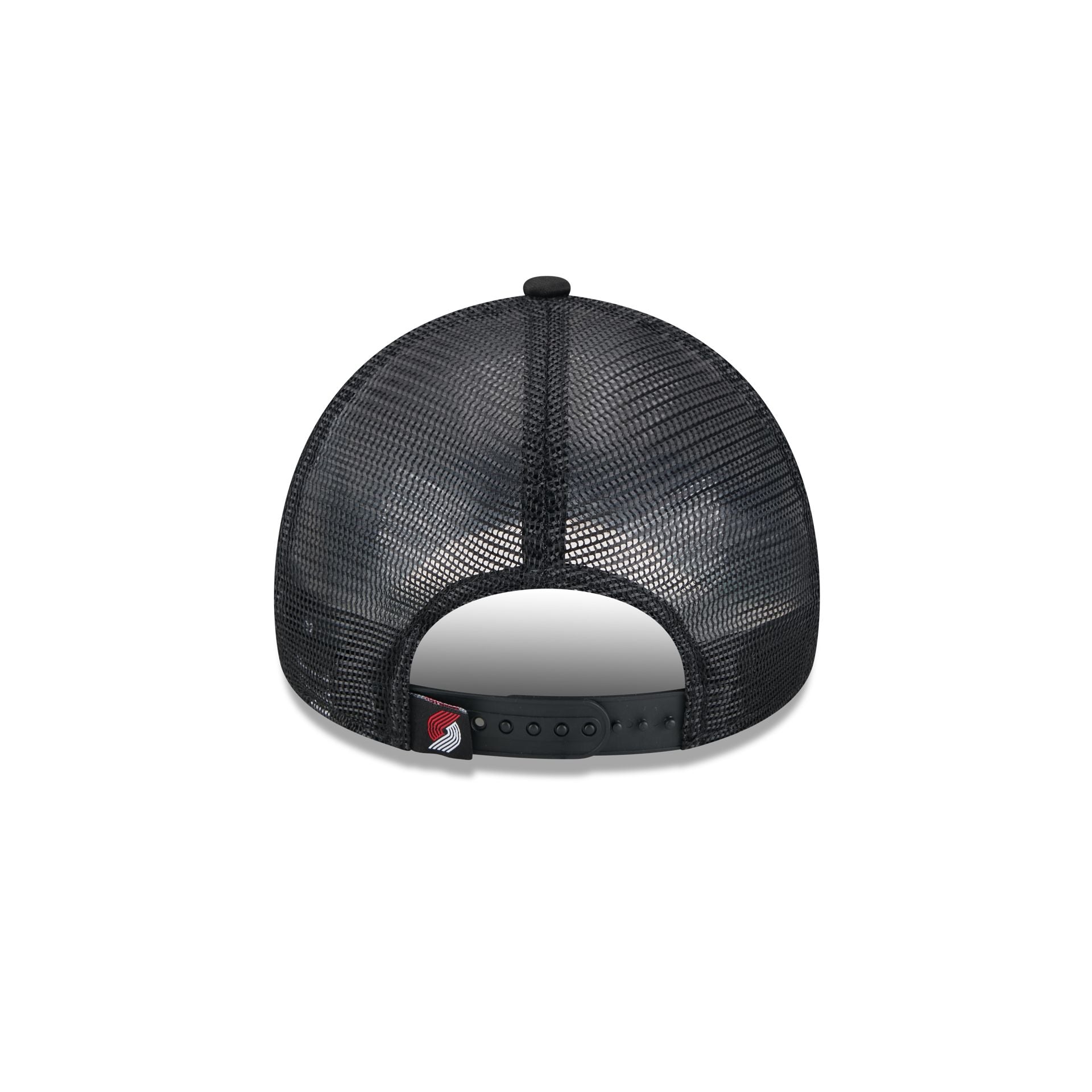 Portland Trail Blazers Distressed 9FORTY A-Frame Trucker Hat - Image 6