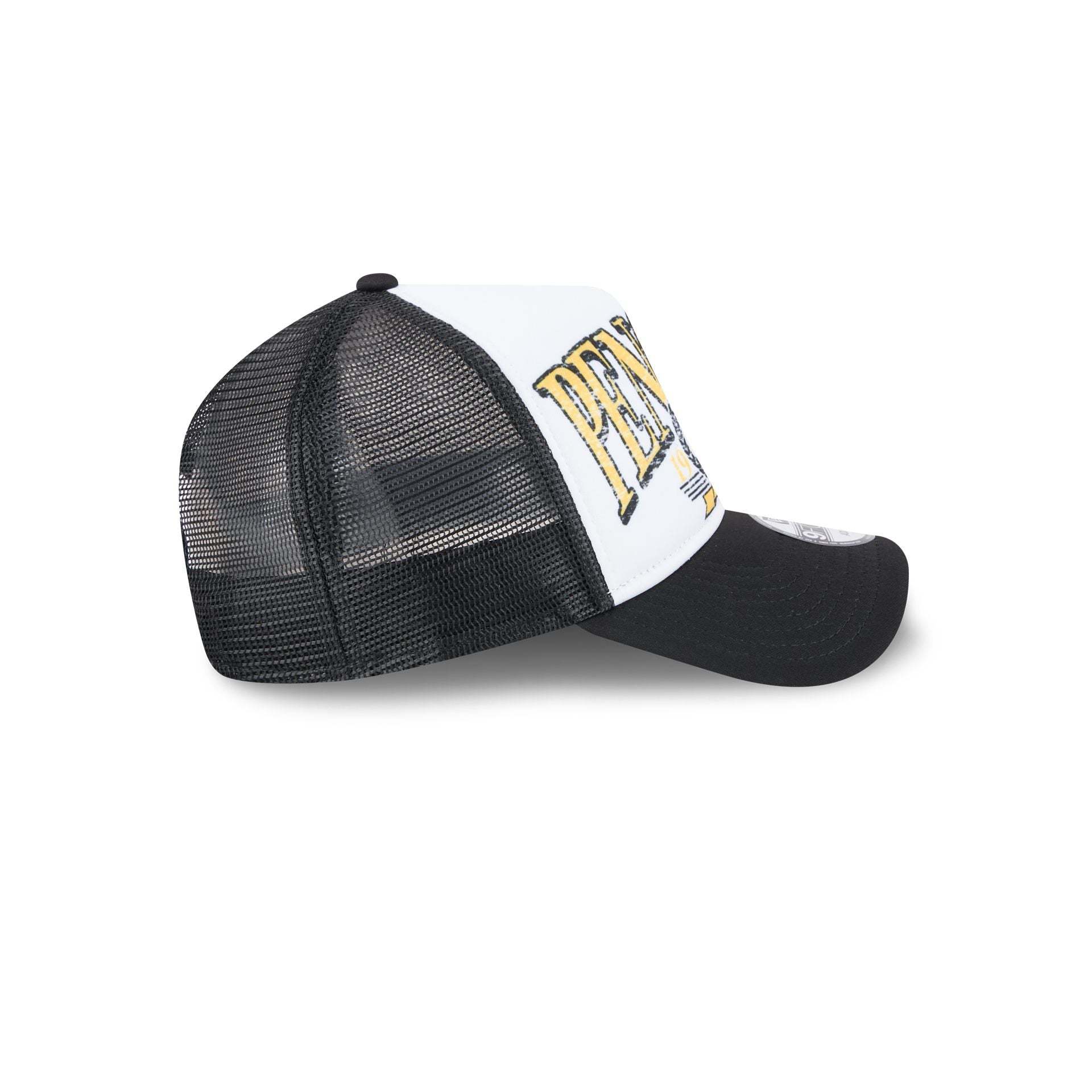 Pittsburgh Penguins Distressed 9FORTY A-Frame Trucker Hat - Image 5