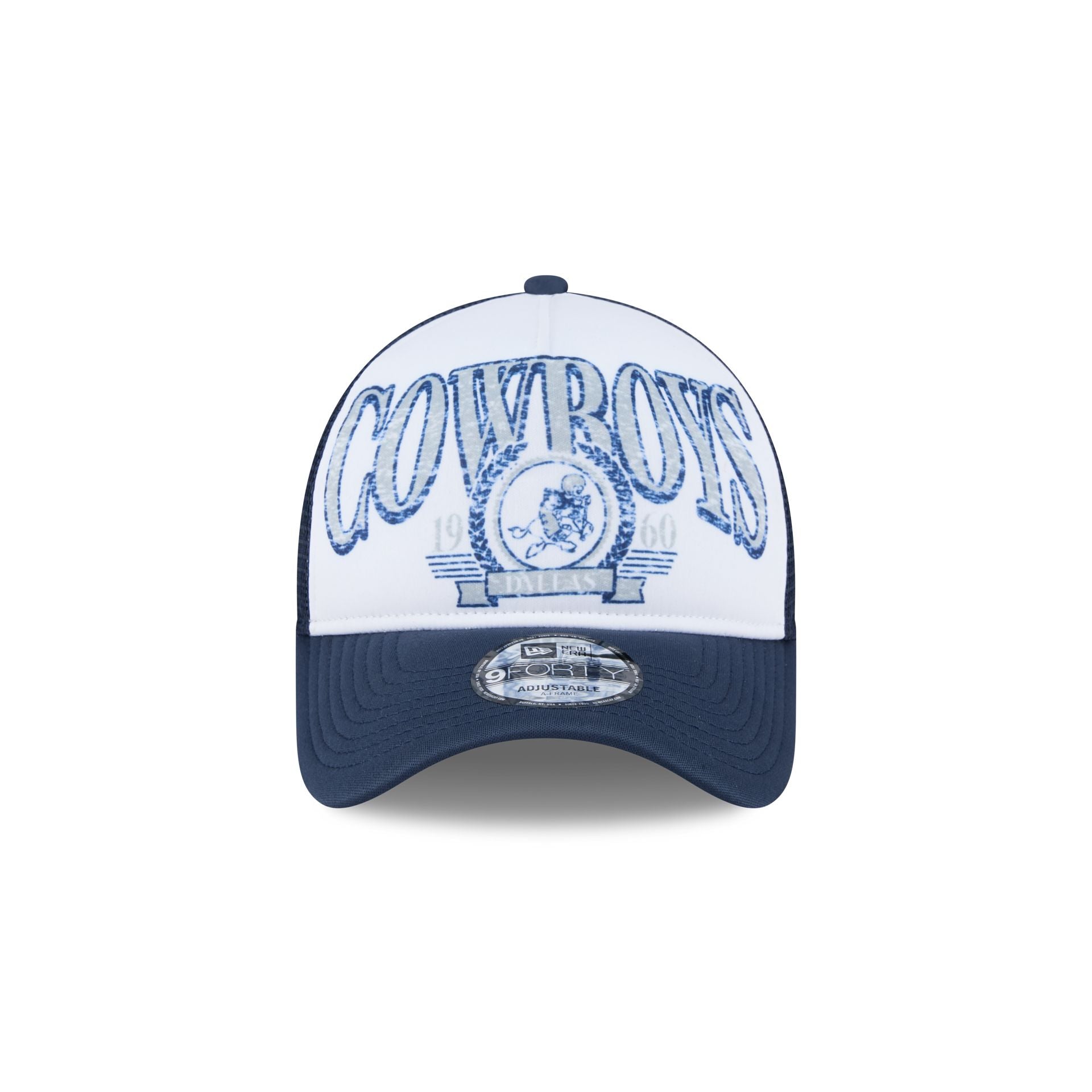 Dallas Cowboys Distressed 9FORTY A-Frame Trucker Hat - Image 2
