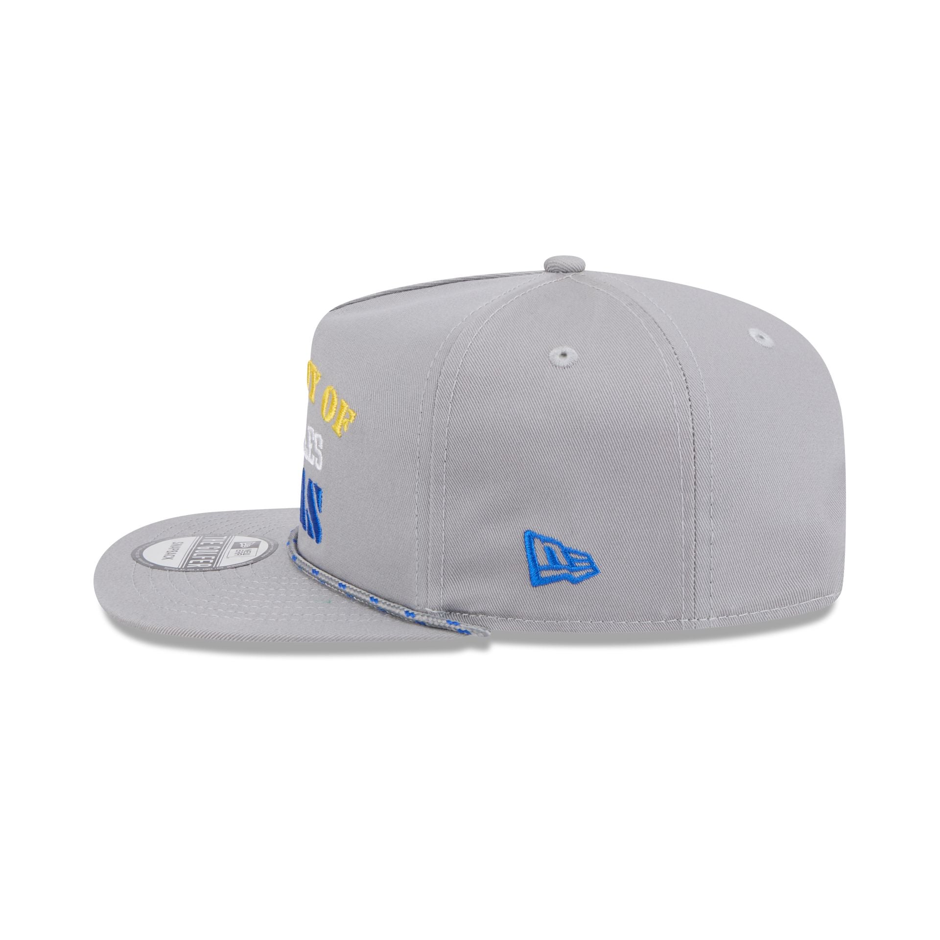 Los Angeles Rams Vintage Gray Rope Golfer Hat - Image 5