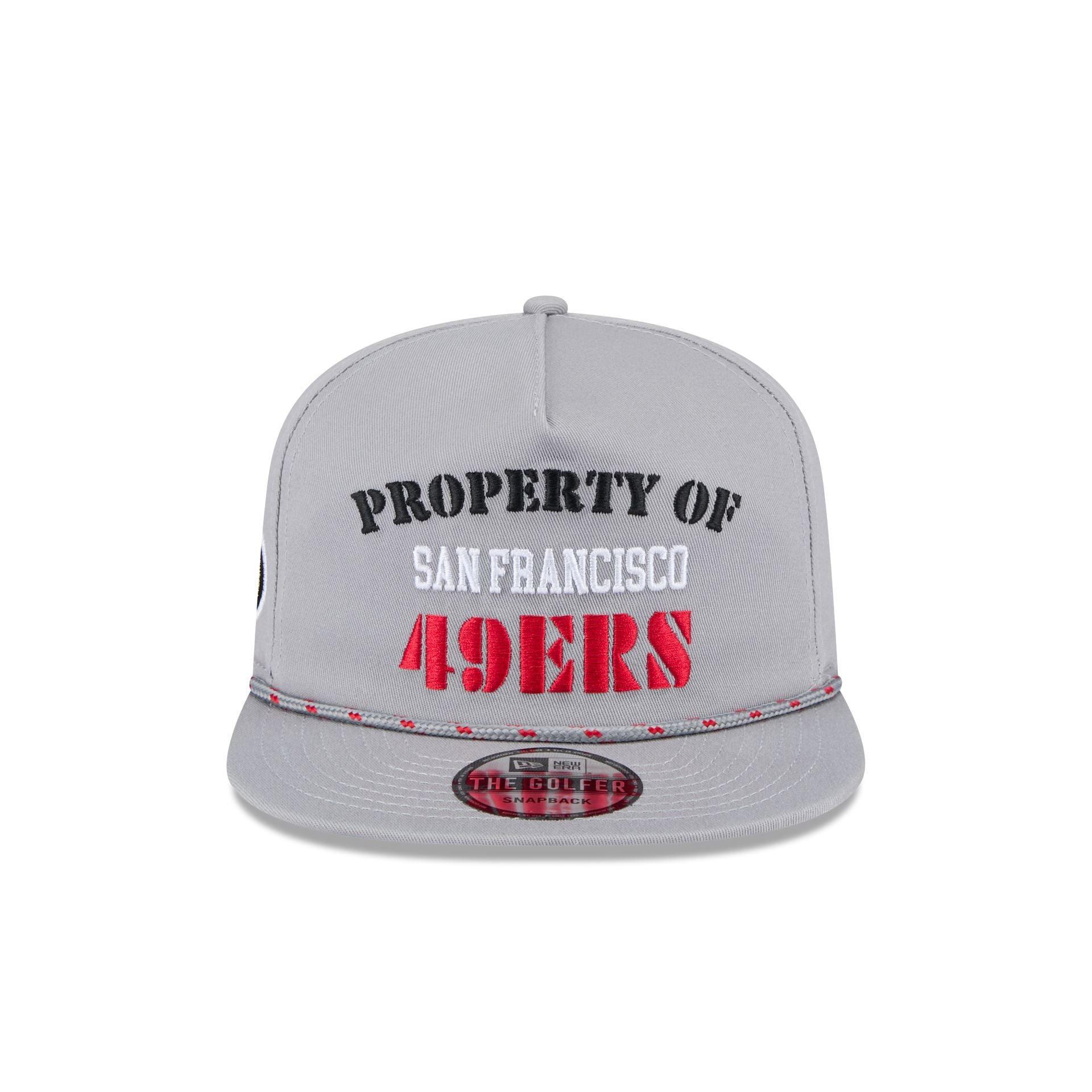 San Francisco 49ers Vintage Gray Rope Golfer Hat - Image 2