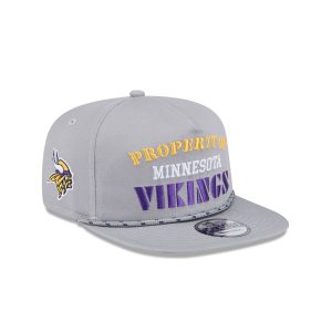 Minnesota Vikings Vintage Gray Rope Golfer Hat
