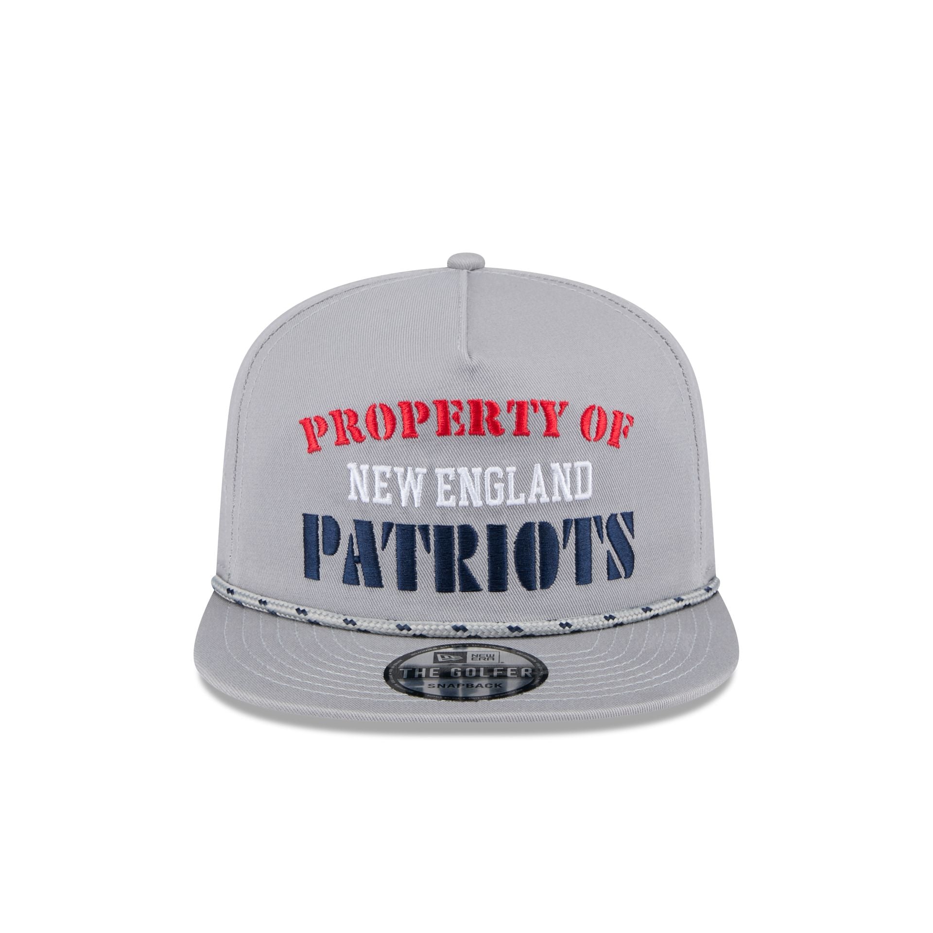 New England Patriots Vintage Gray Rope Golfer Hat - Image 2