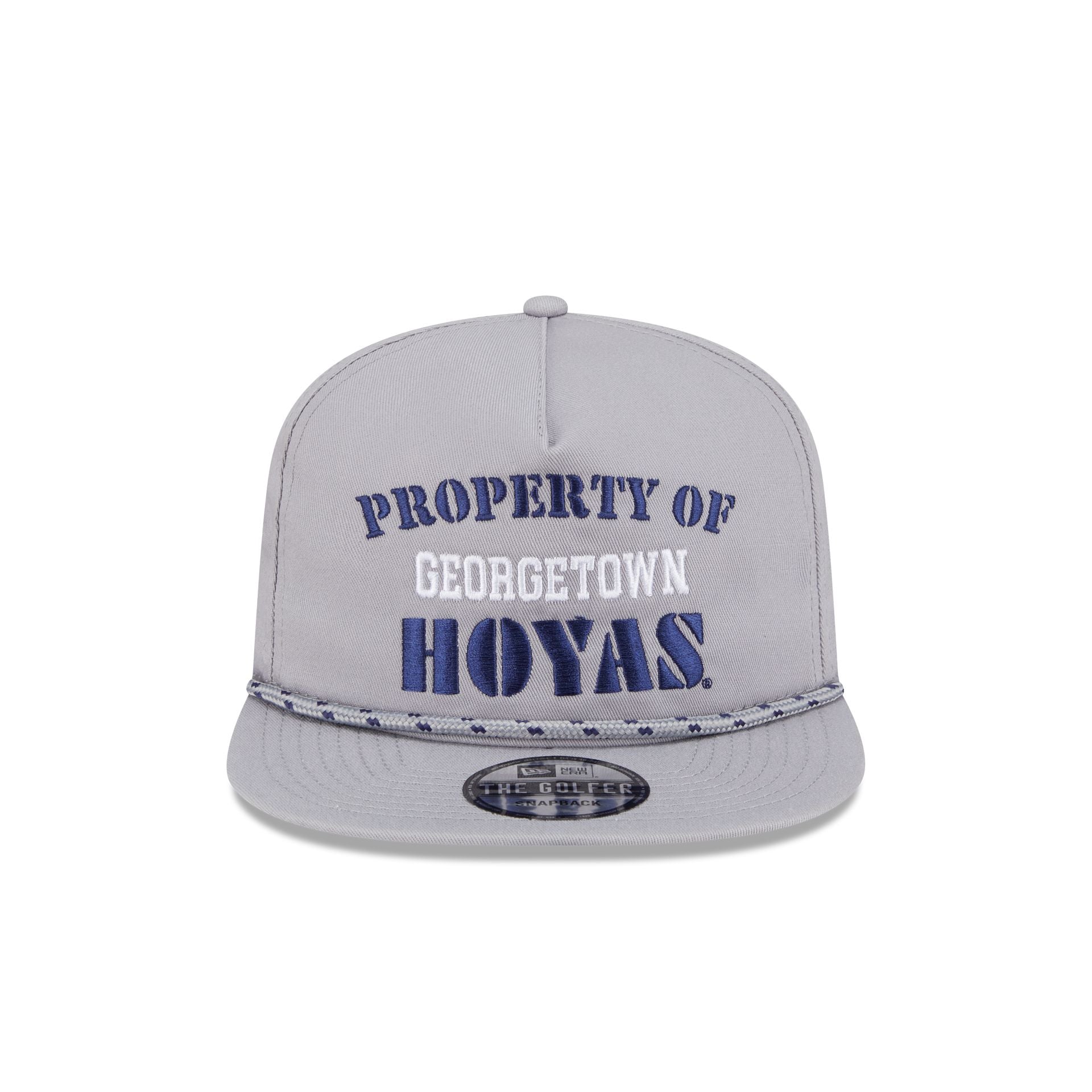 Georgetown Hoyas Vintage Gray Rope Golfer Hat - Image 2
