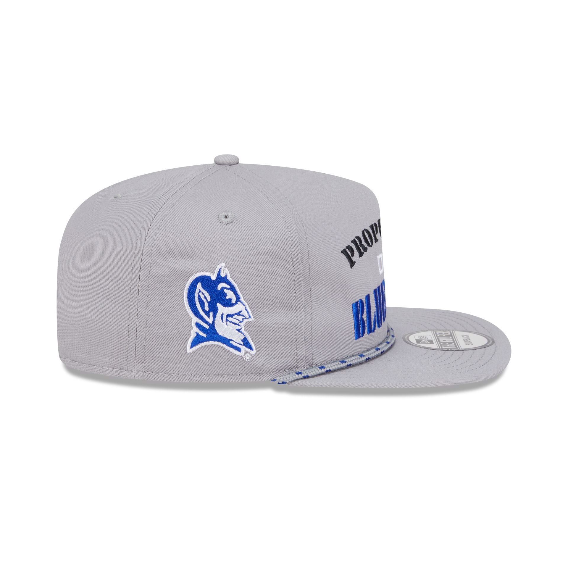 Duke Blue Devils Vintage Gray Rope Golfer Hat - Image 4