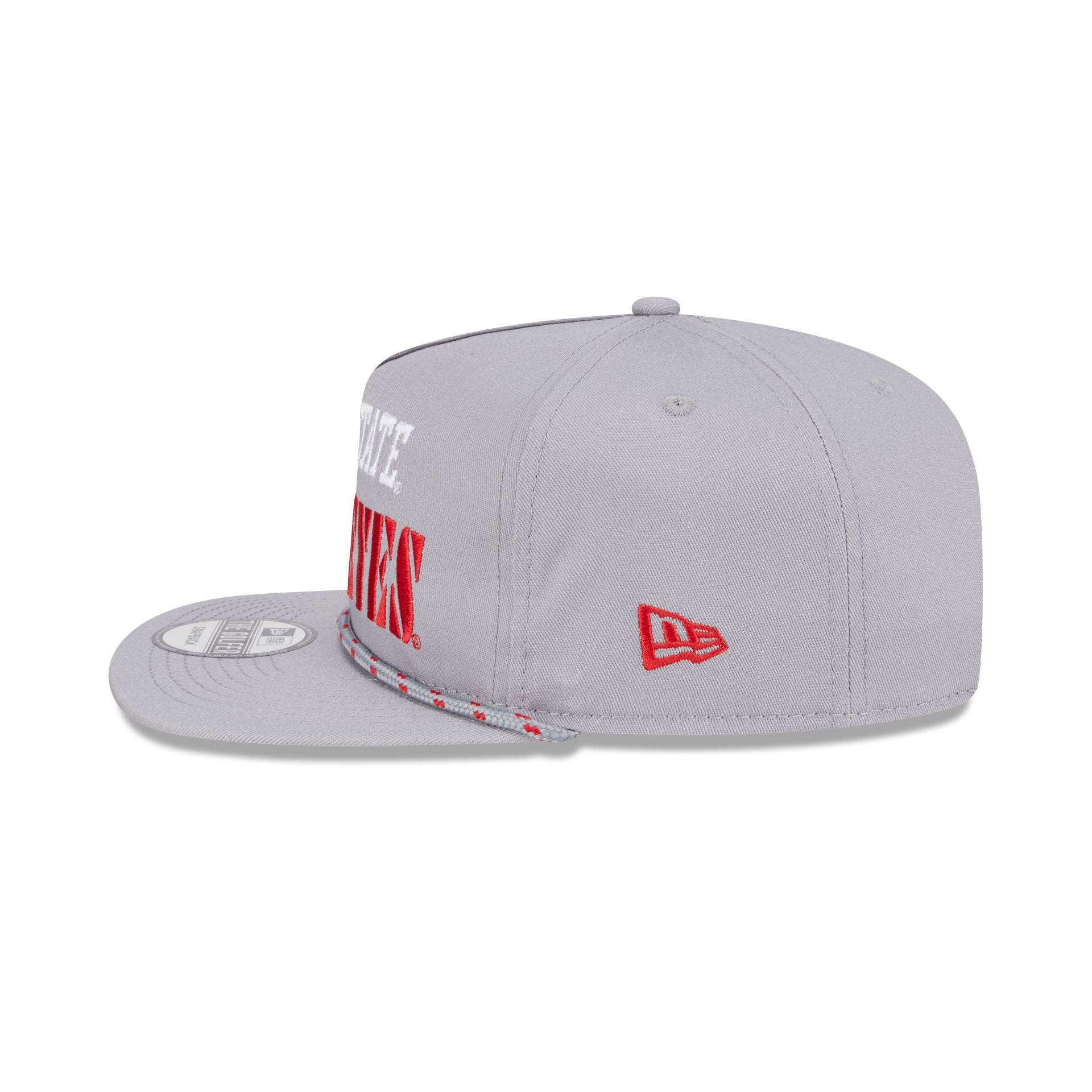 Ohio State Buckeyes Vintage Gray Rope Golfer Hat - Image 5