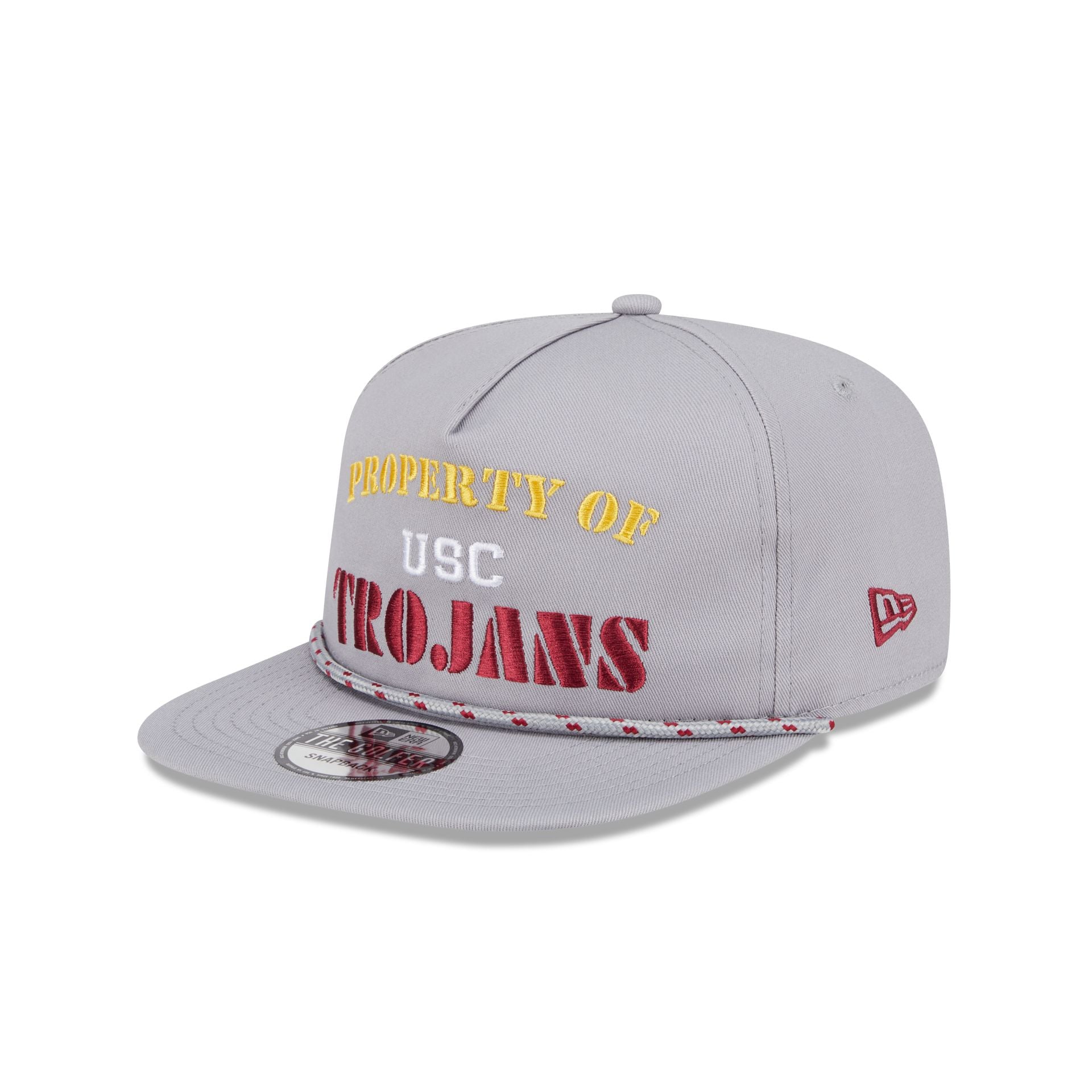 USC Trojans Vintage Gray Rope Golfer Hat - Image 3