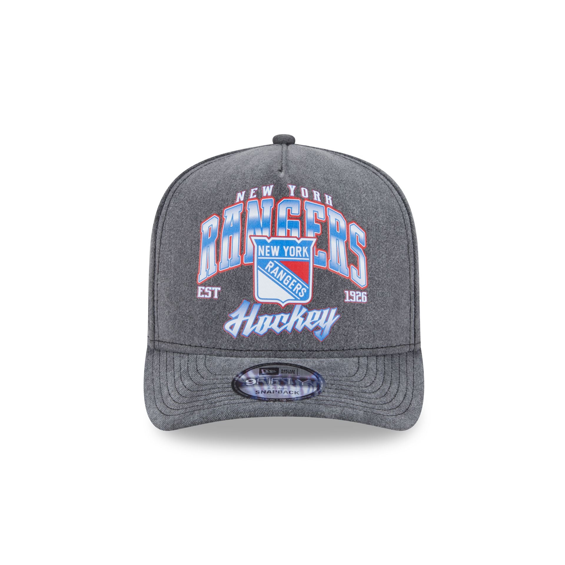 New York Rangers Washed 9FIFTY A-Frame Snapback Hat - Image 2