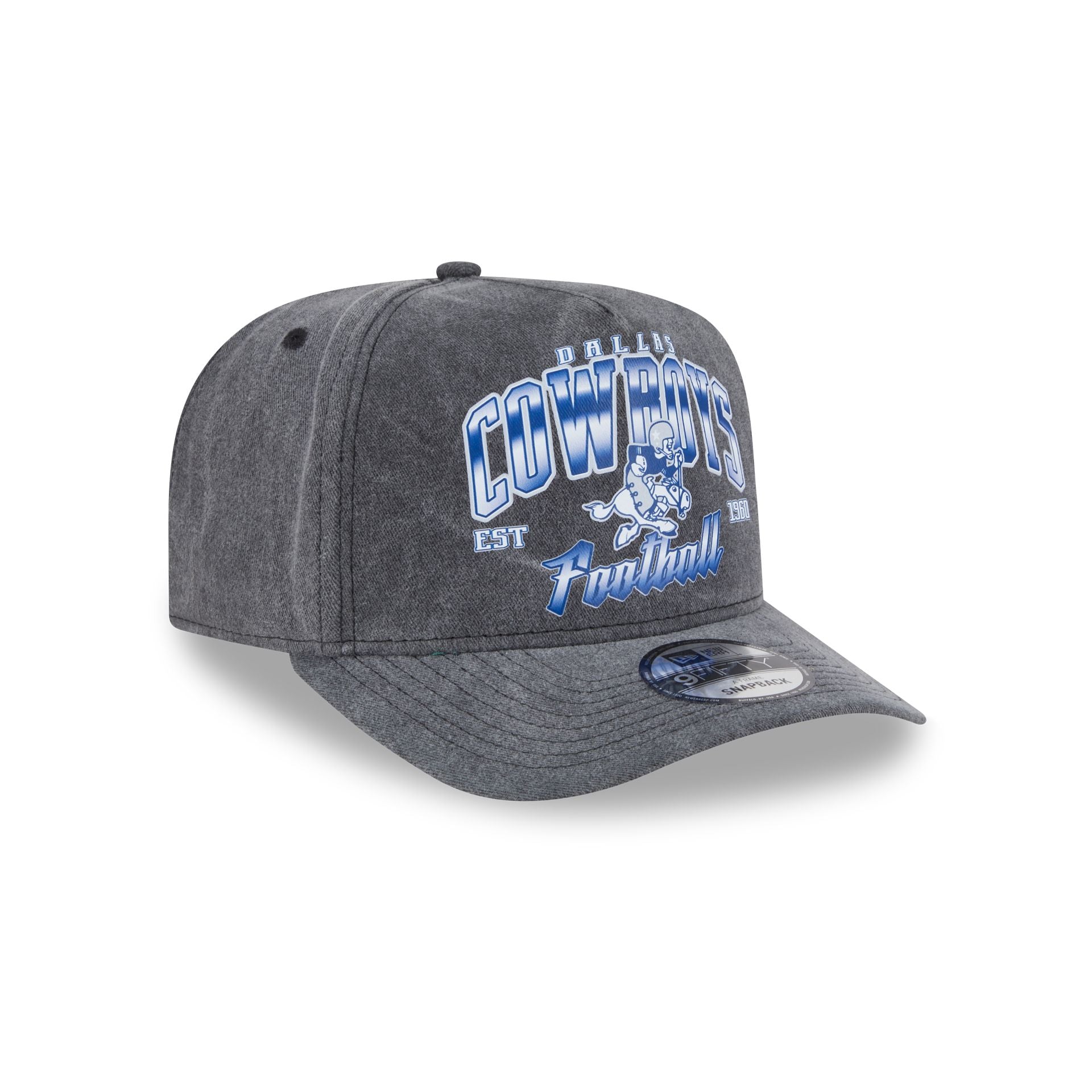 Dallas Cowboys Washed 9FIFTY A-Frame Snapback Hat - Image 3