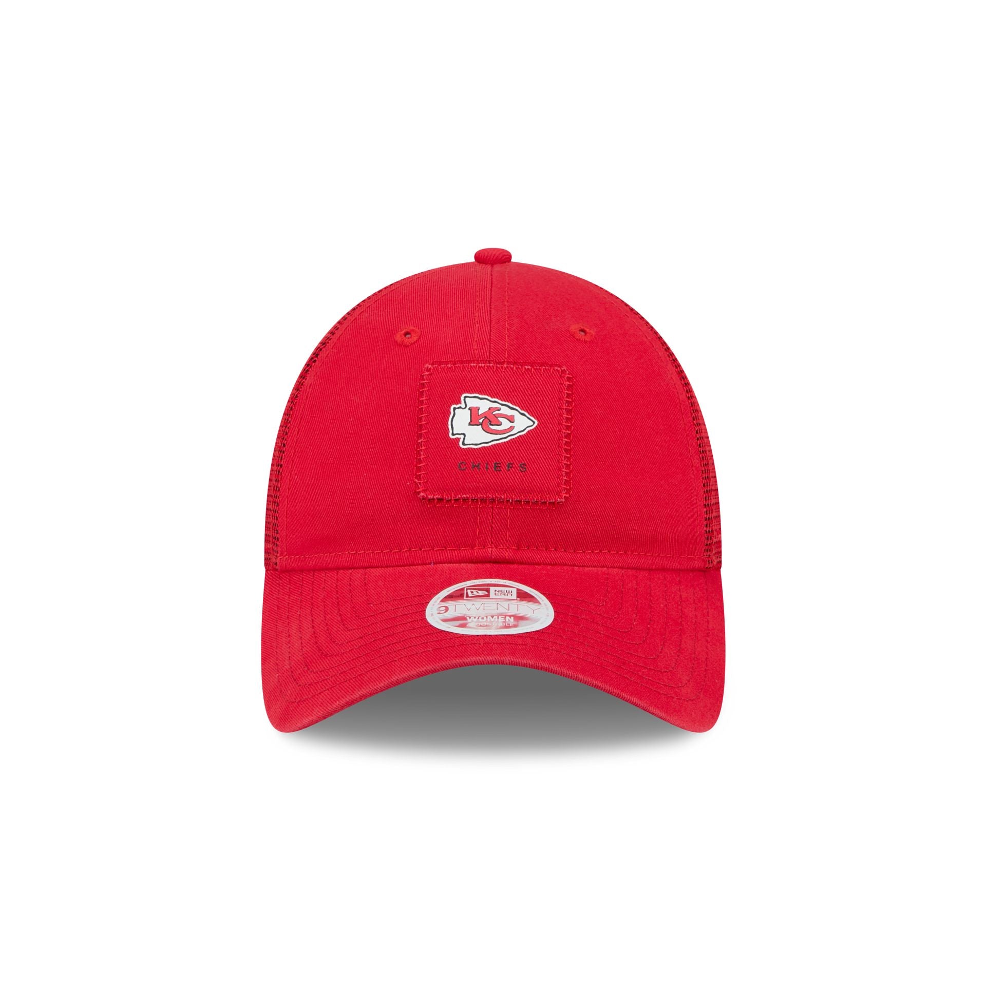 Kansas City Chiefs Women's Square Stitch 9TWENTY Trucker Hat - Image 2