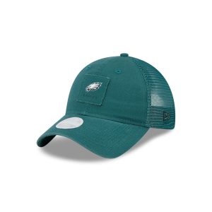 Philadelphia Eagles Women's Square Stitch 9TWENTY Trucker Hat