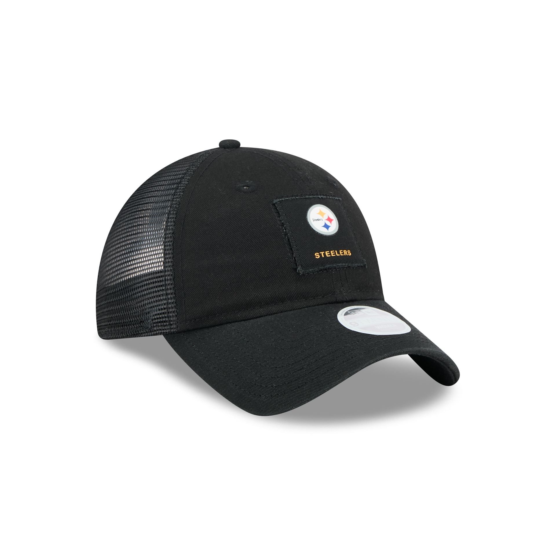 Pittsburgh Steelers Women's Square Stitch 9TWENTY Trucker Hat - Image 3
