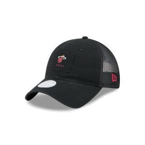 Miami Heat Women's Square Stitch 9TWENTY Trucker Hat