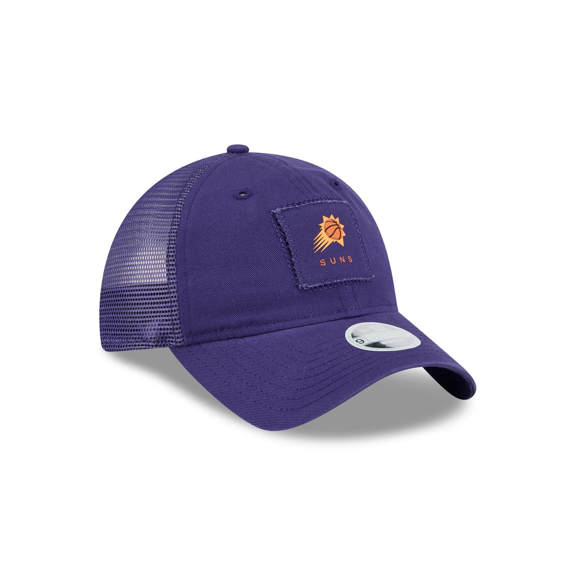 Phoenix Suns Women's Square Stitch 9TWENTY Trucker Hat - Image 3