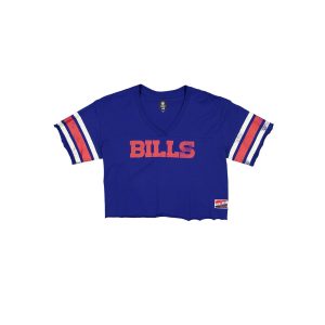 Buffalo Bills Throwback Cropped Women's T-Shirt