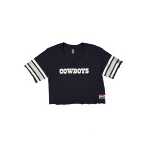 Dallas Cowboys Throwback Cropped Women's T-Shirt