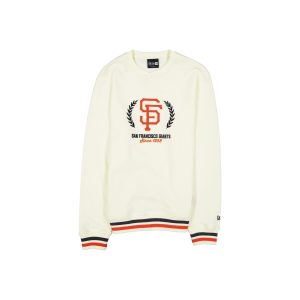 San Francisco Giants Throwback Chrome White Crewneck