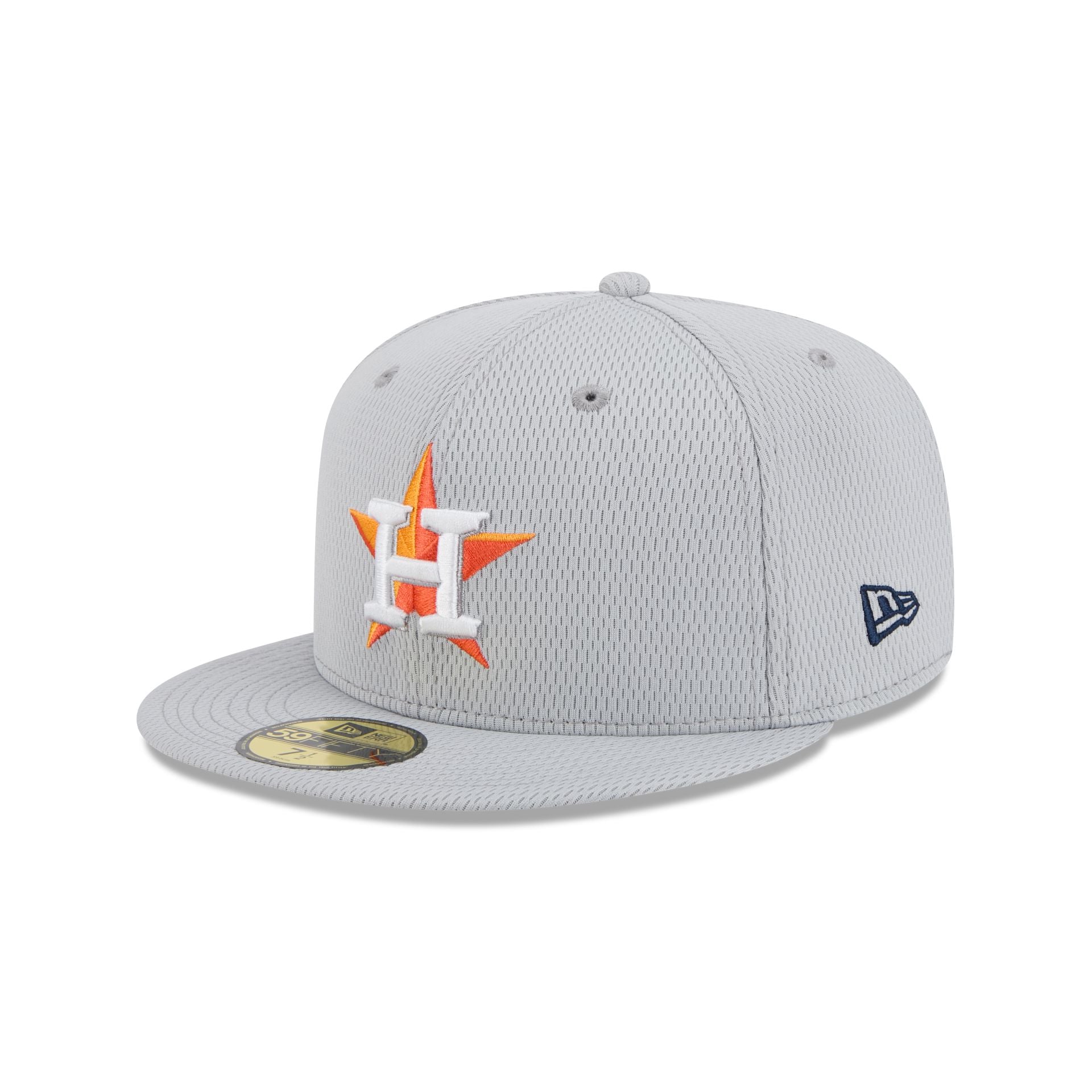 Houston Astros 2025 Clubhouse Gray 59FIFTY Fitted Hat - Image 3