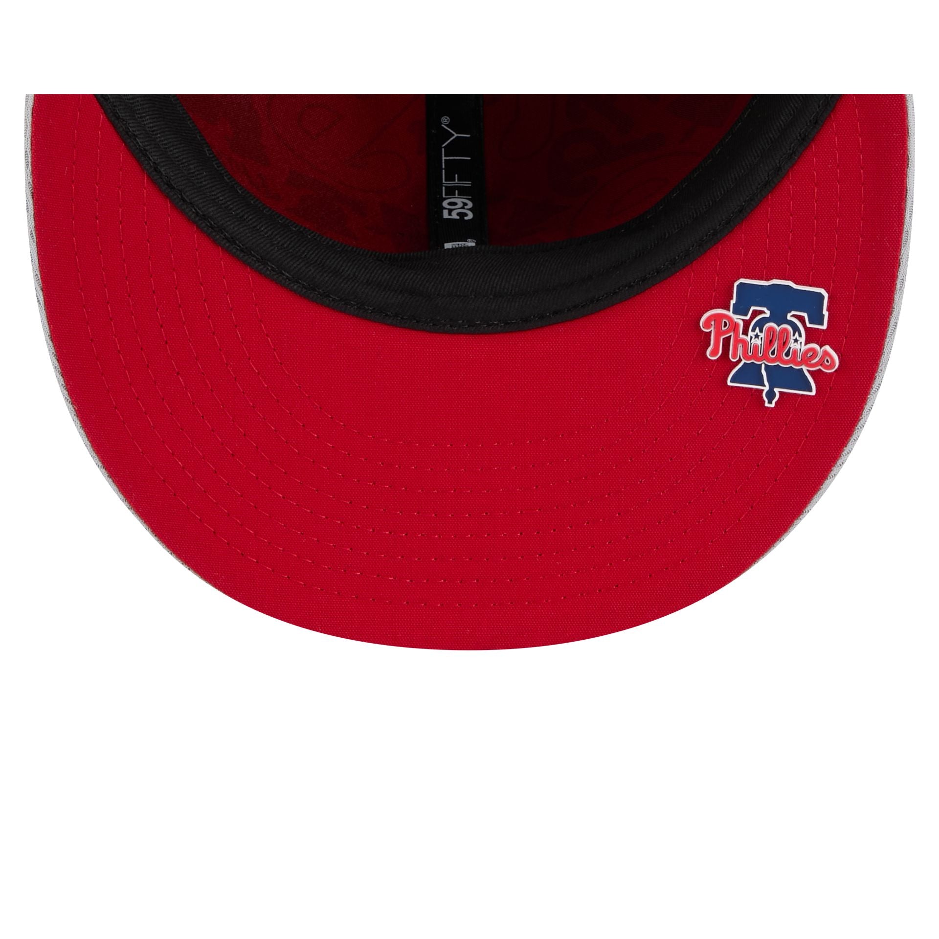 Philadelphia Phillies 2025 Clubhouse Gray 59FIFTY Fitted Hat - Image 7