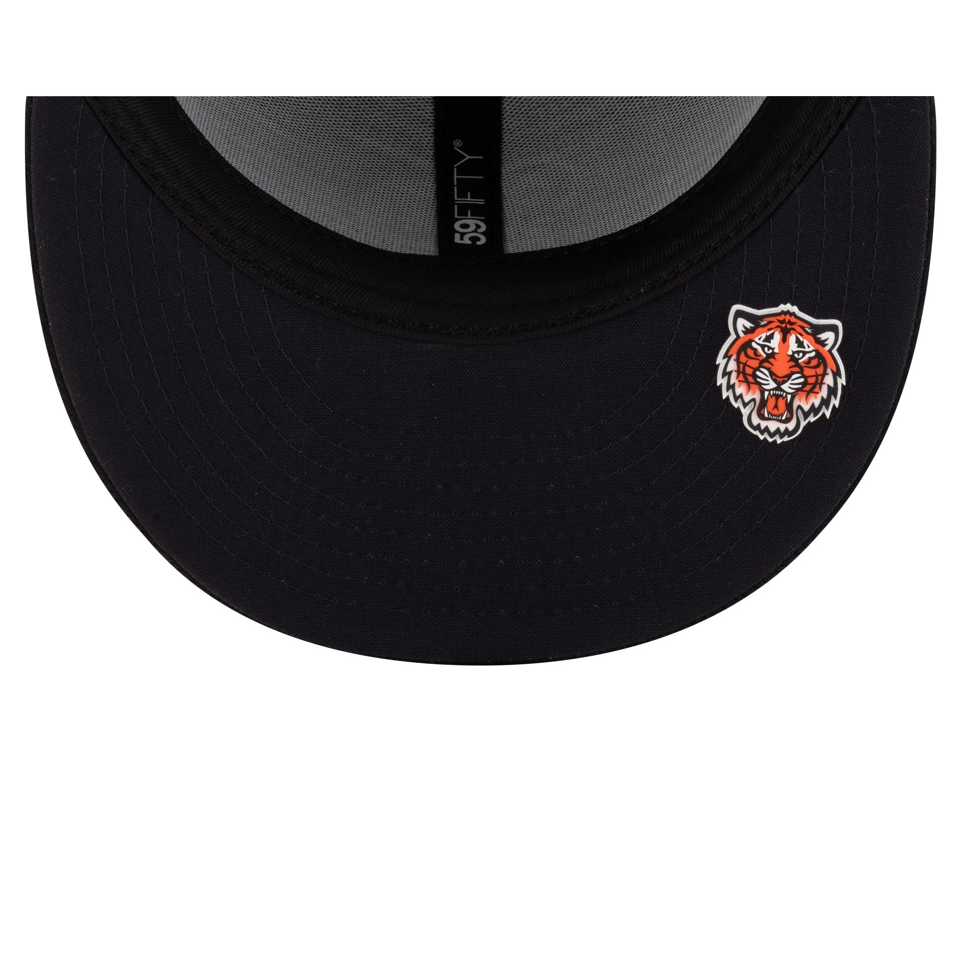 Detroit Tigers 2025 Clubhouse Alt Black 59FIFTY Fitted Hat - Image 7