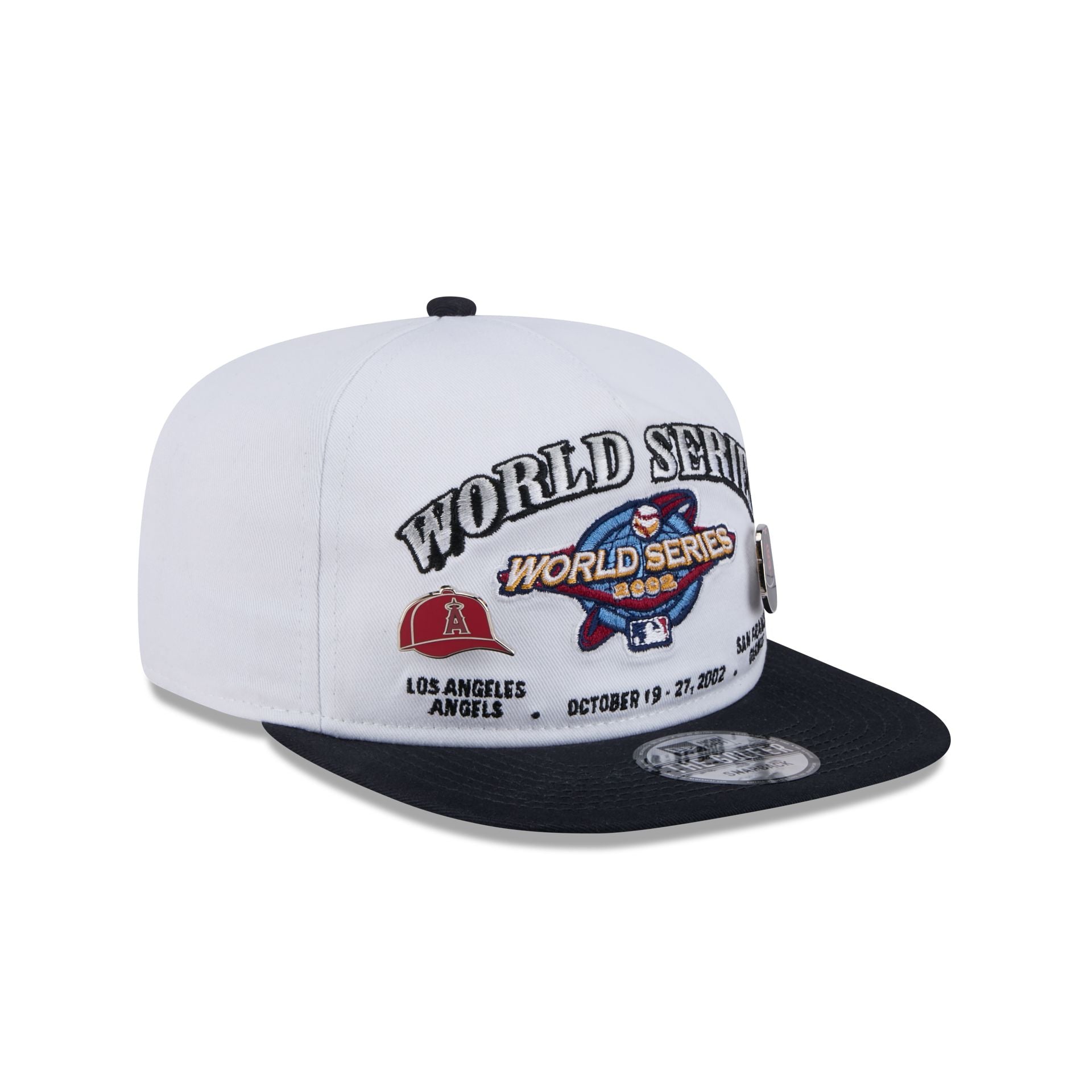 MLB World Series 2002 Championship Pin Golfer Hat - Image 3