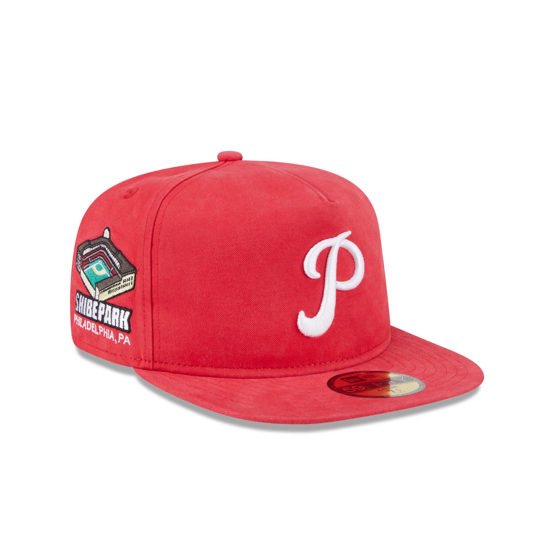 Philadelphia Phillies Championship Side Flag 59FIFTY A-Frame Fitted Hat - Image 3