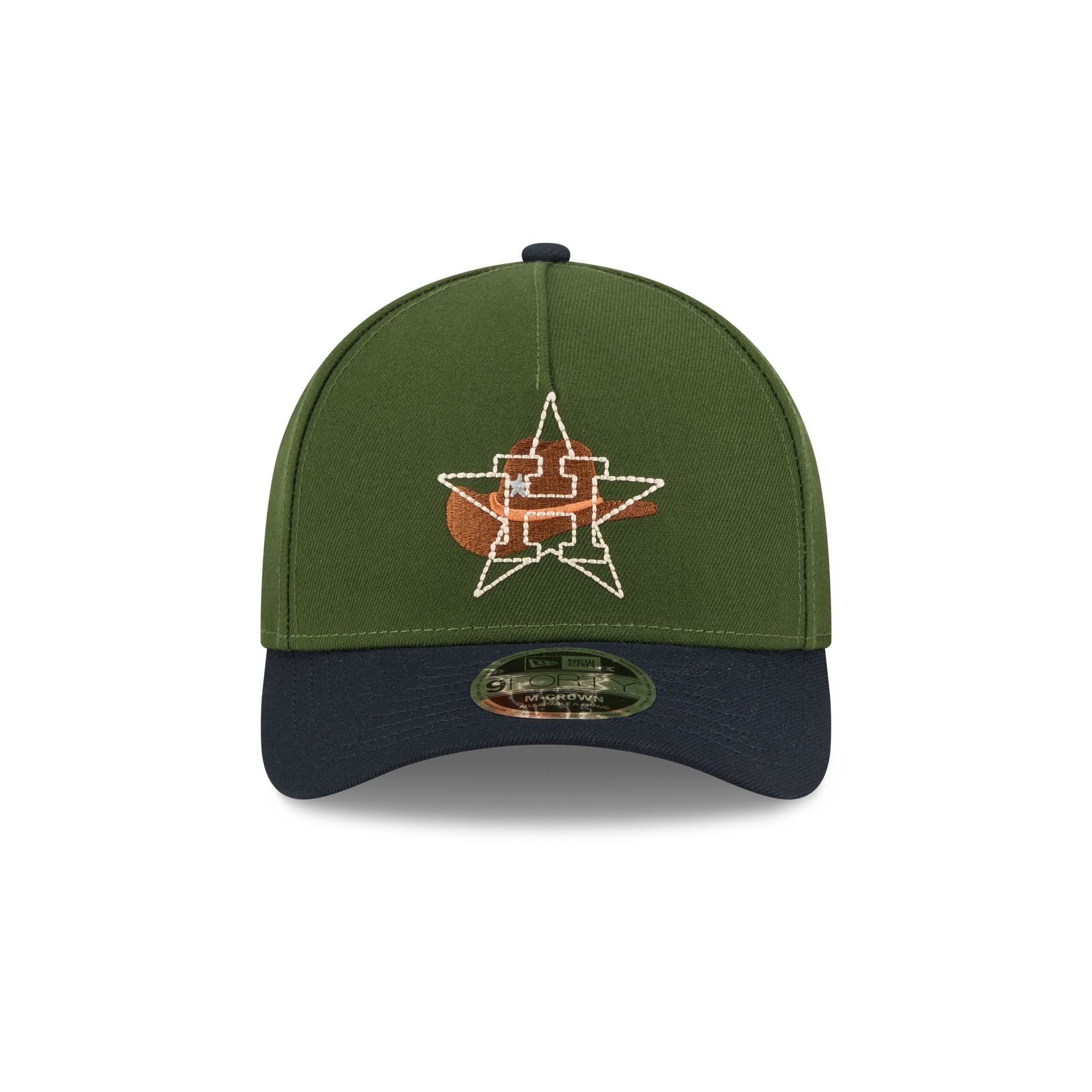 Houston Astros City Feature 9FORTY M-Crown A-Frame Snapback Hat - Image 2