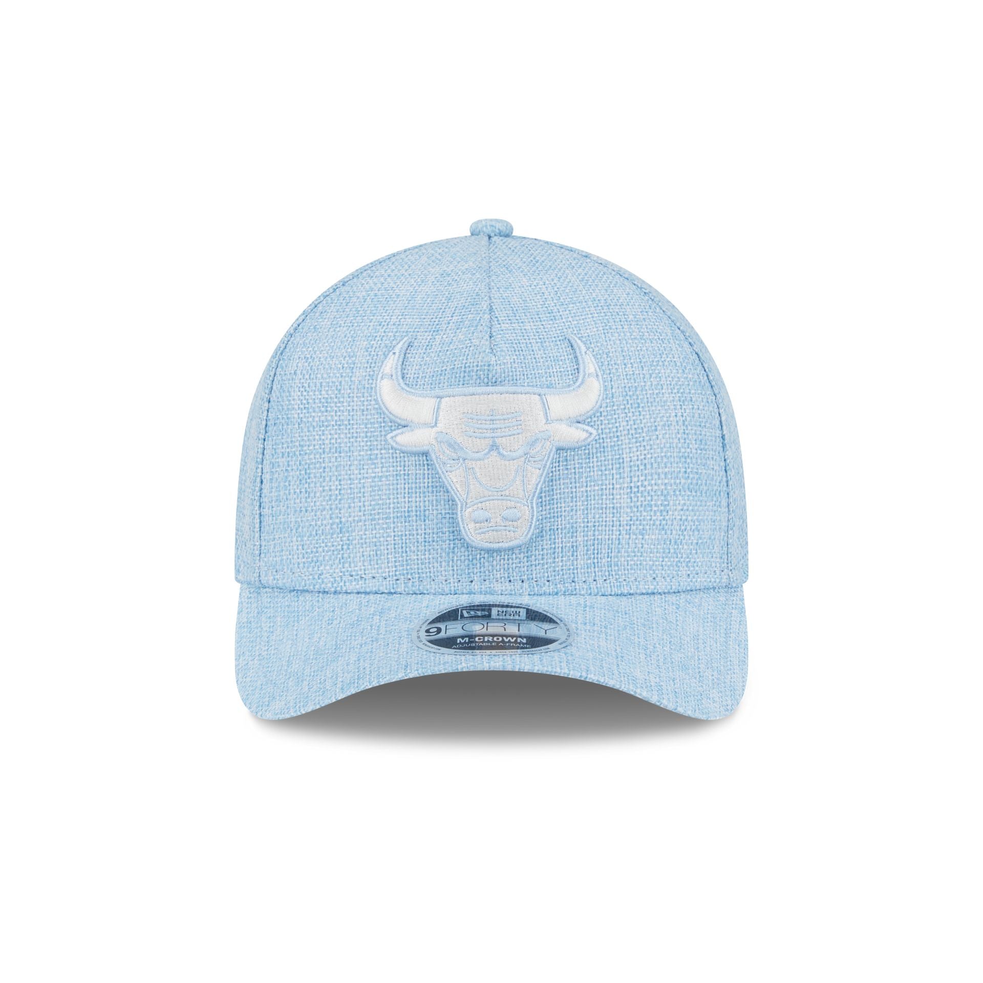 Chicago Bulls Cotton Weaver Blue 9FORTY M-Crown A-Frame Snapback Hat - Image 2