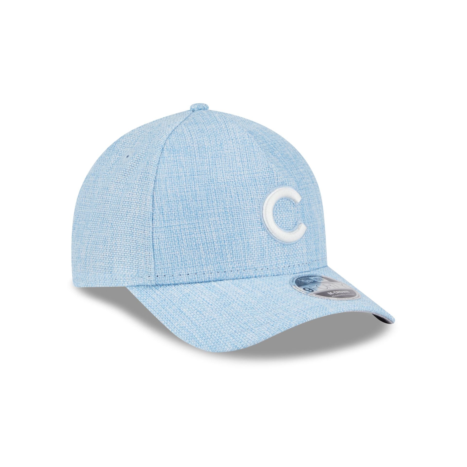 Chicago Cubs Cotton Weaver Blue 9FORTY M-Crown A-Frame Snapback Hat - Image 3