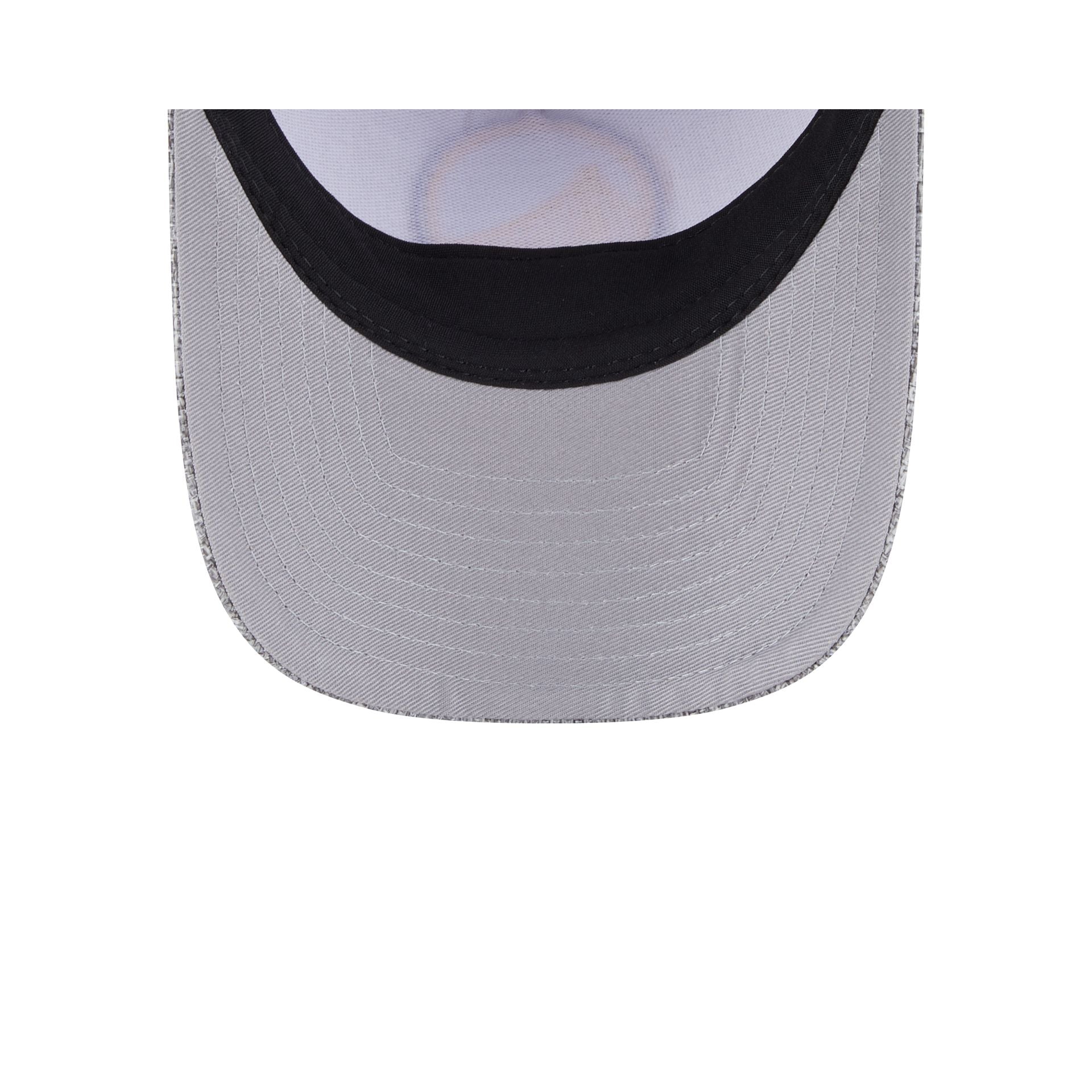 Golden State Warriors Cotton Weave Gray 9FORTY M-Crown A-Frame Snapback Hat - Image 7