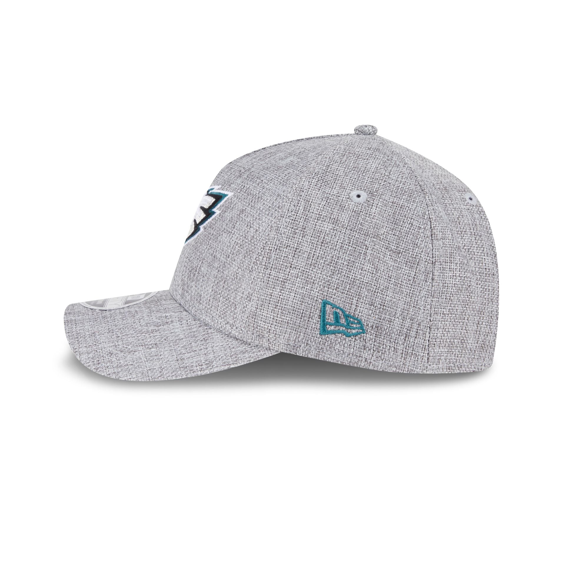 Philadelphia Eagles Cotton Weave Gray 9FORTY M-Crown A-Frame Snapback Hat - Image 4