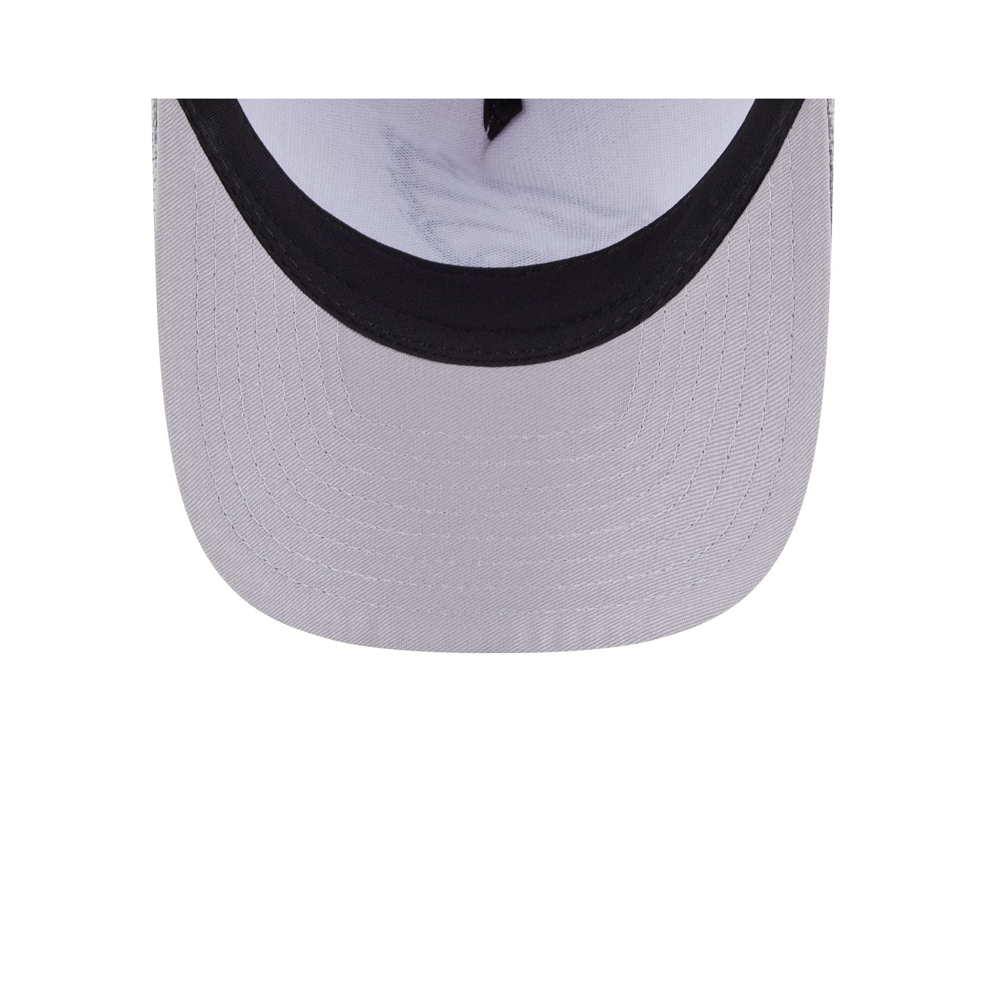 Philadelphia Eagles Cotton Weave Gray 9FORTY M-Crown A-Frame Snapback Hat - Image 7