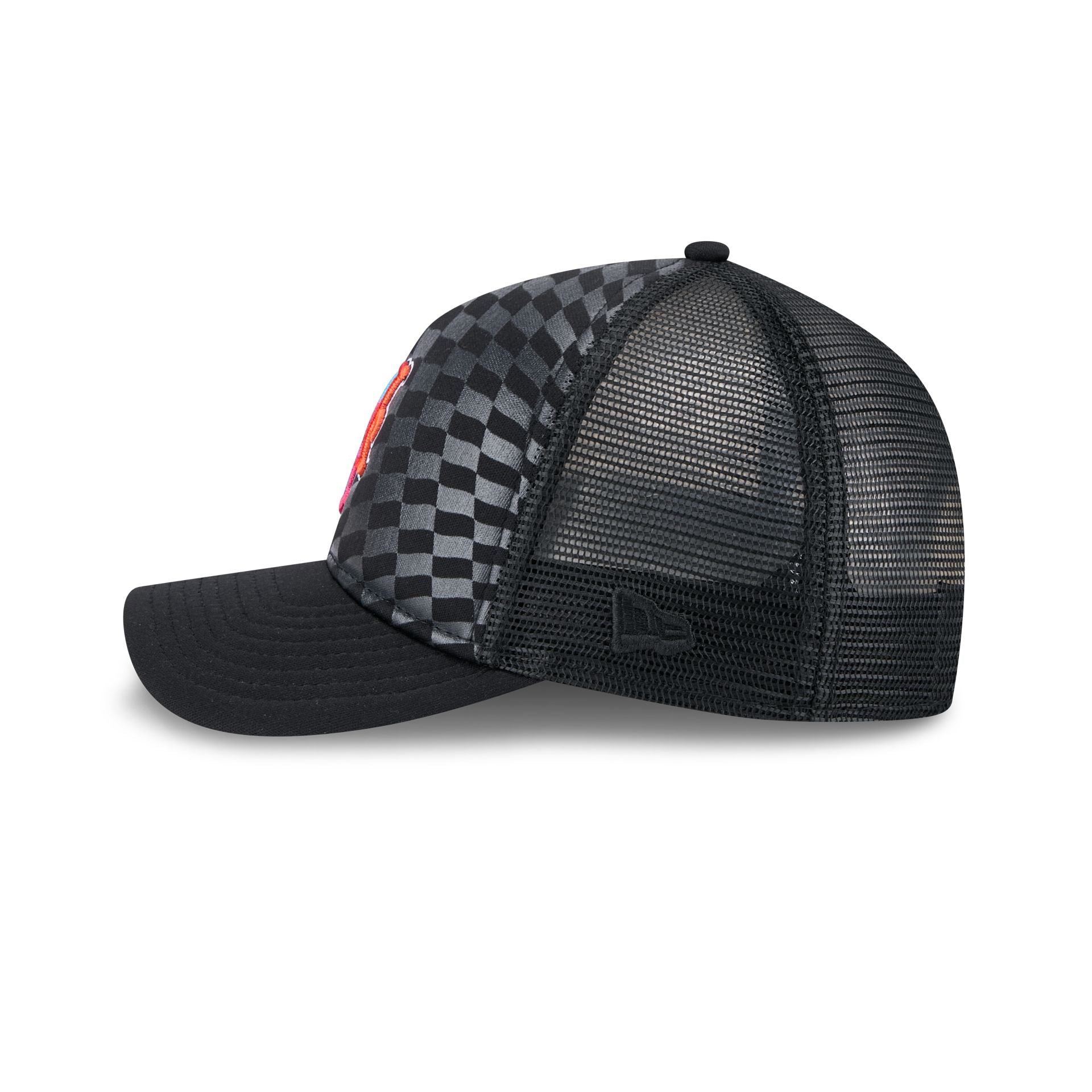 New York Mets Gradient Raceway 9FORTY M-Crown A-Frame Trucker Hat - Image 4