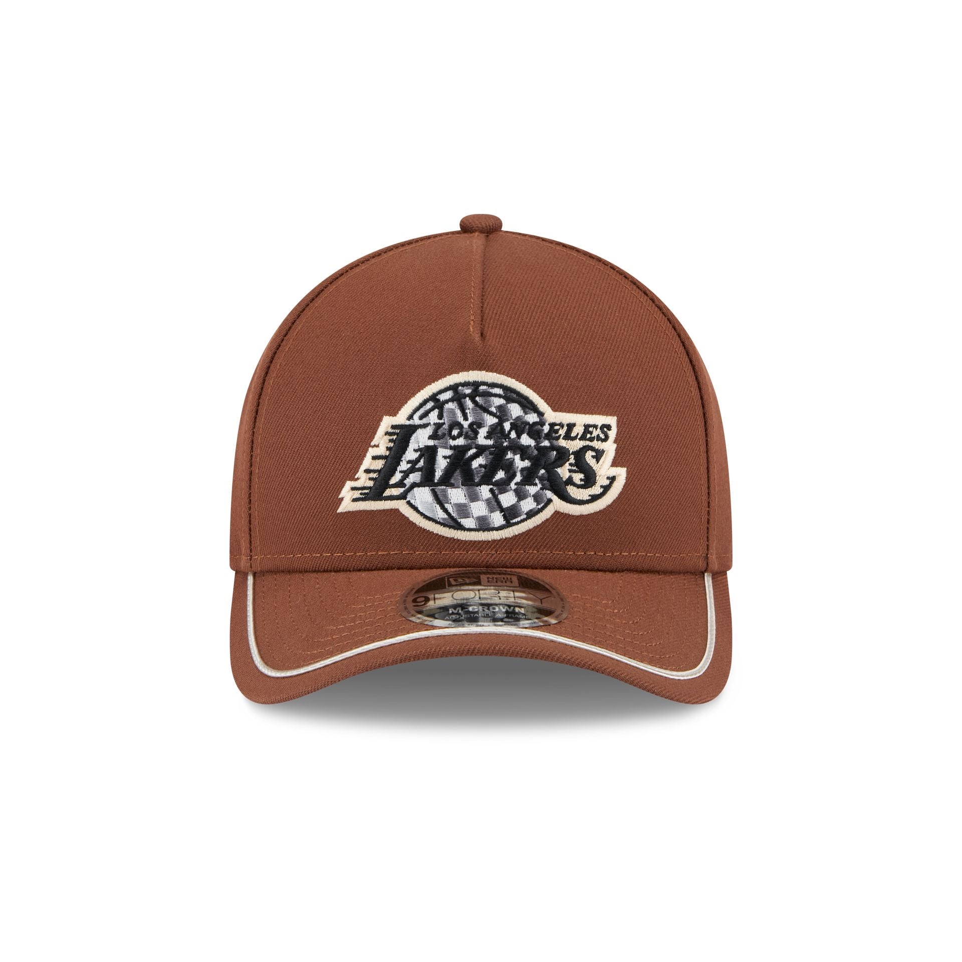 Los Angeles Lakers Motorsport 9FORTY M-Crown A-Frame Snapback Hat - Image 2