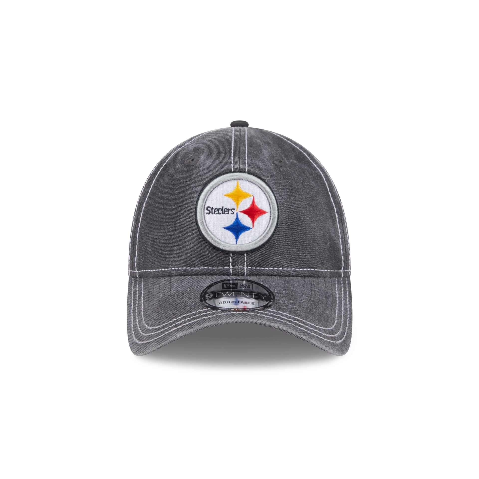 Pittsburgh Steelers Washed Contrast 9TWENTY Adjustable Hat - Image 2