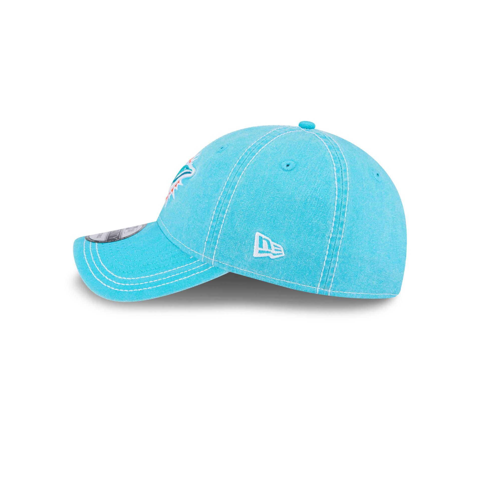 Miami Dolphins Washed Contrast 9TWENTY Adjustable Hat - Image 4