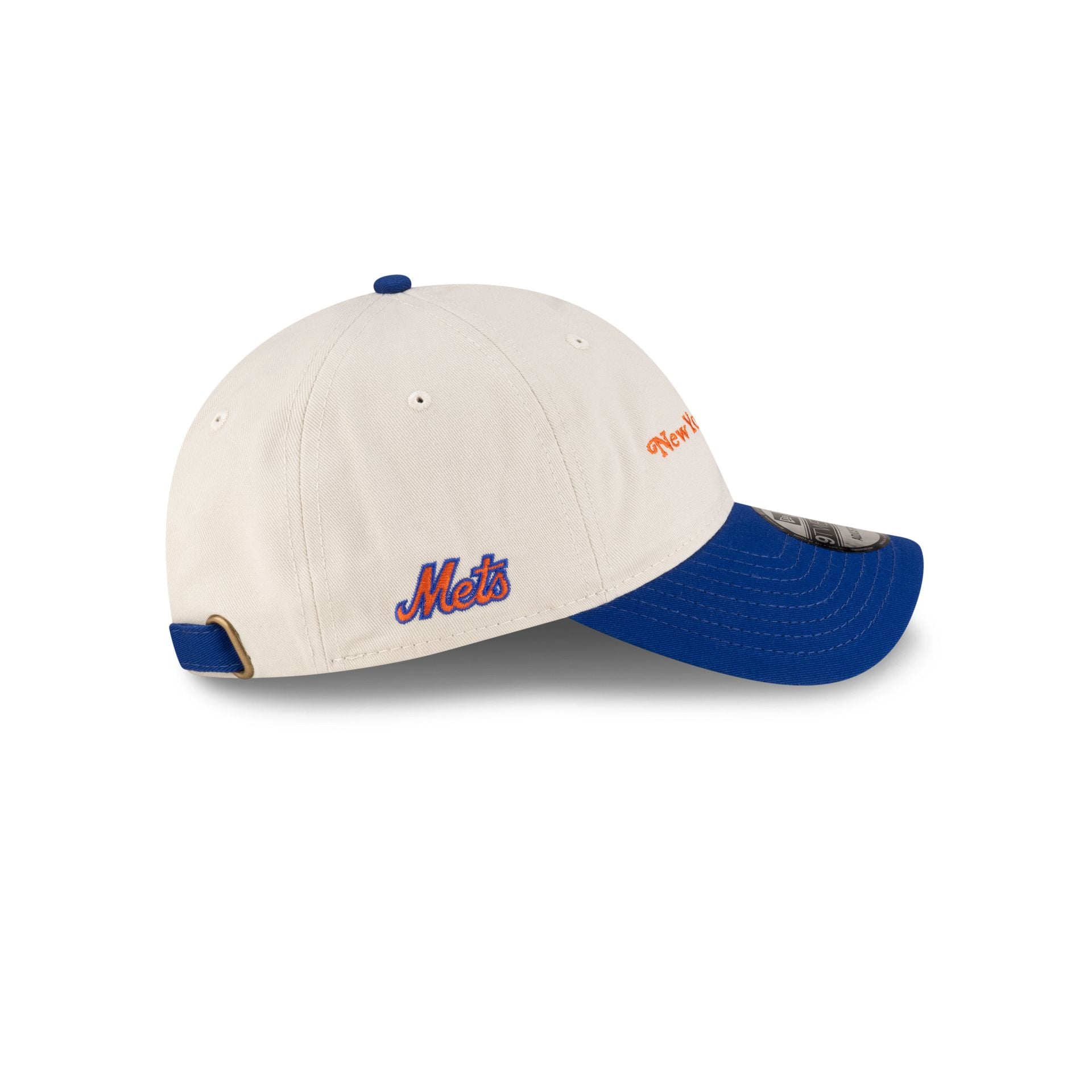 New York or Nowhere x New York Mets Chrome White Wordmark 9TWENTY Adjustable Hat - Image 4