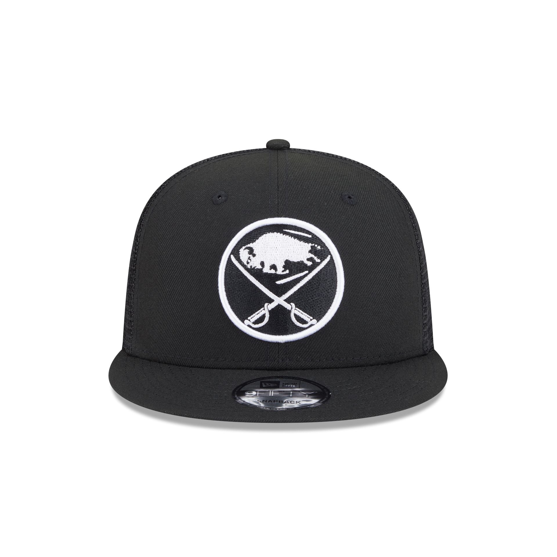 Buffalo Sabres Black 9FIFTY Trucker Hat - Image 2