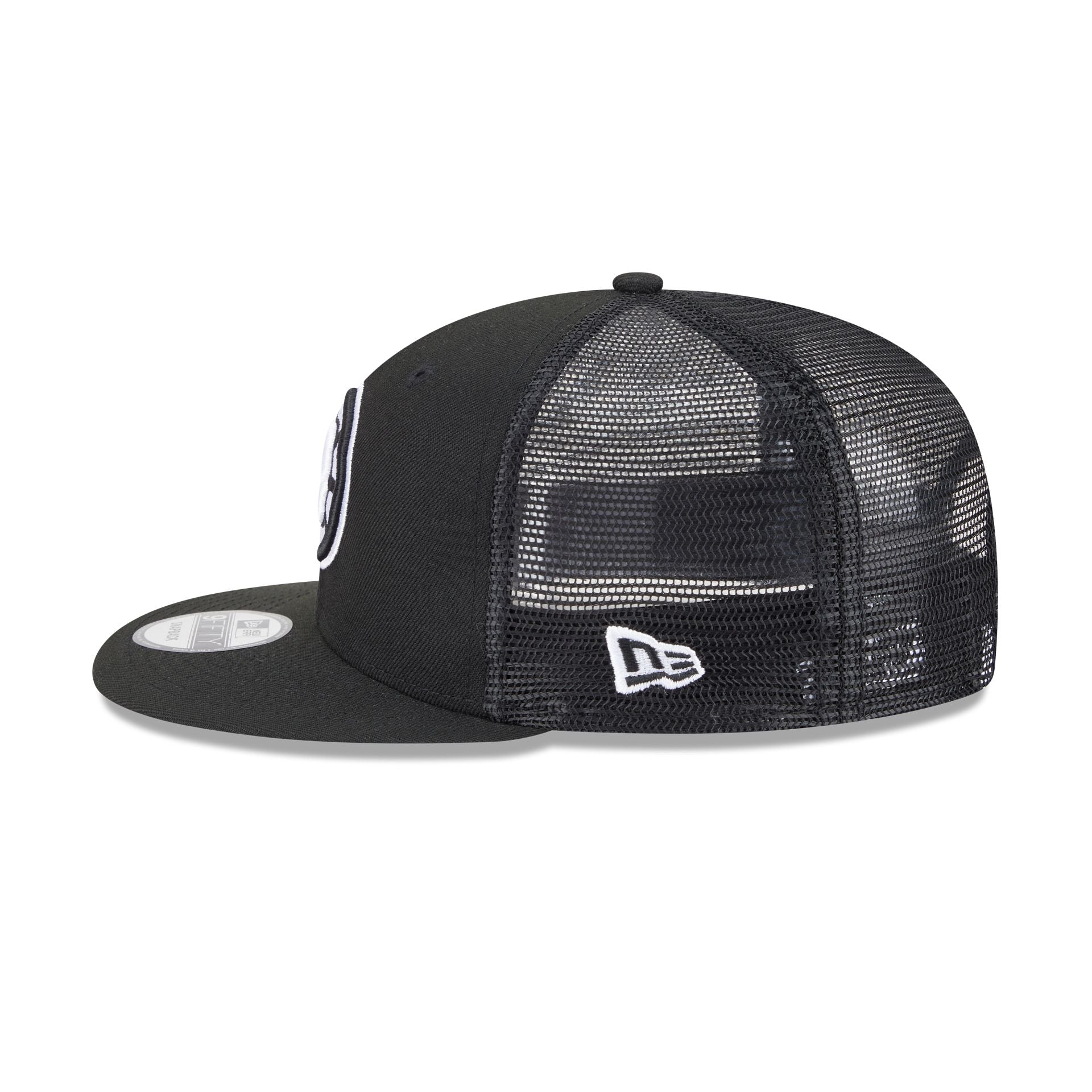 Boston Bruins Black 9FIFTY Trucker Hat - Image 4