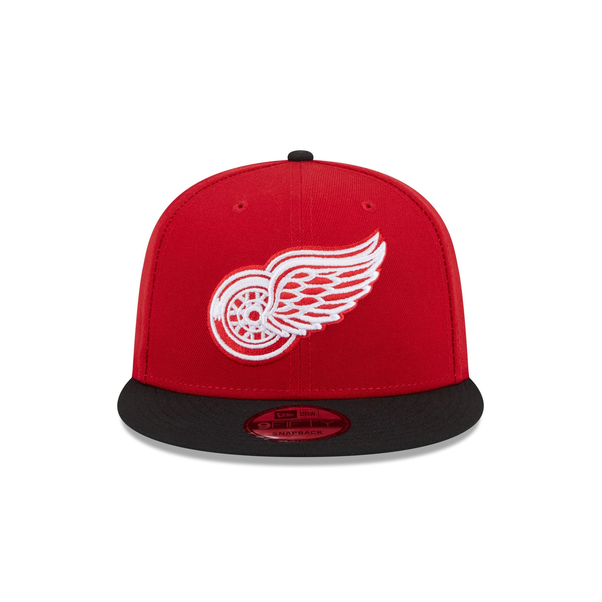 Detroit Red Wings Black Visor 9FIFTY Snapback Hat - Image 2