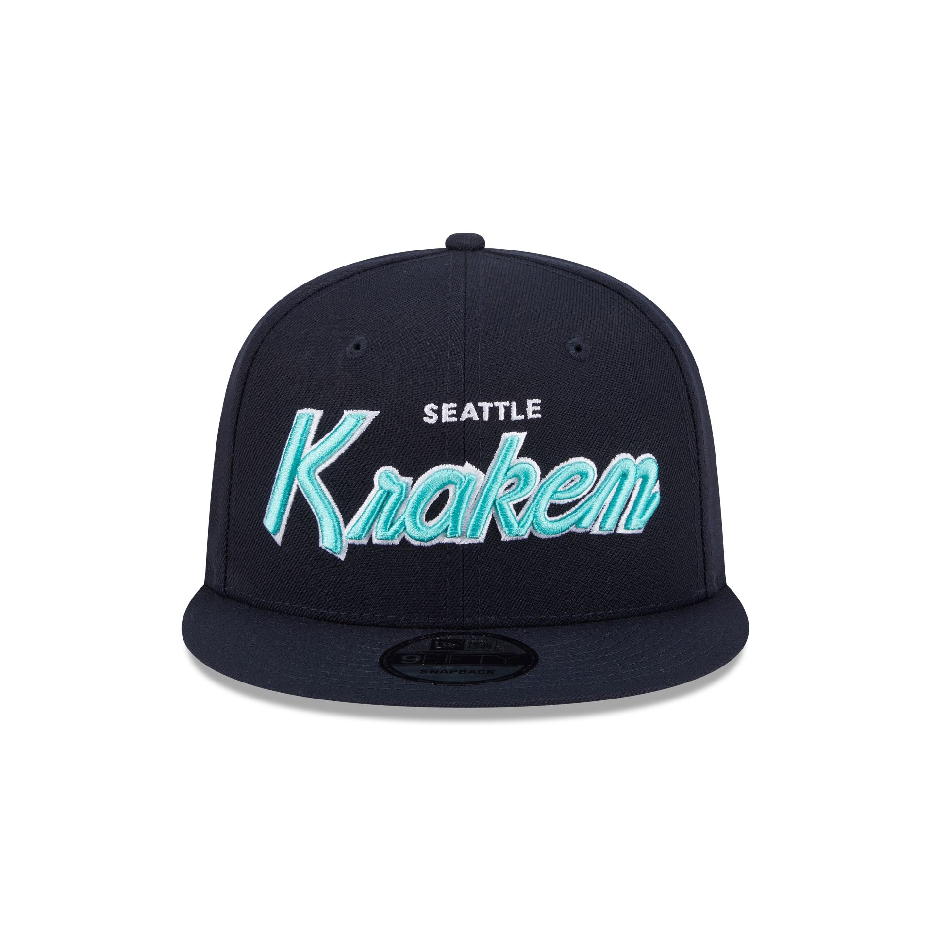 Seattle Kraken Script 9FIFTY Snapback Hat - Image 2