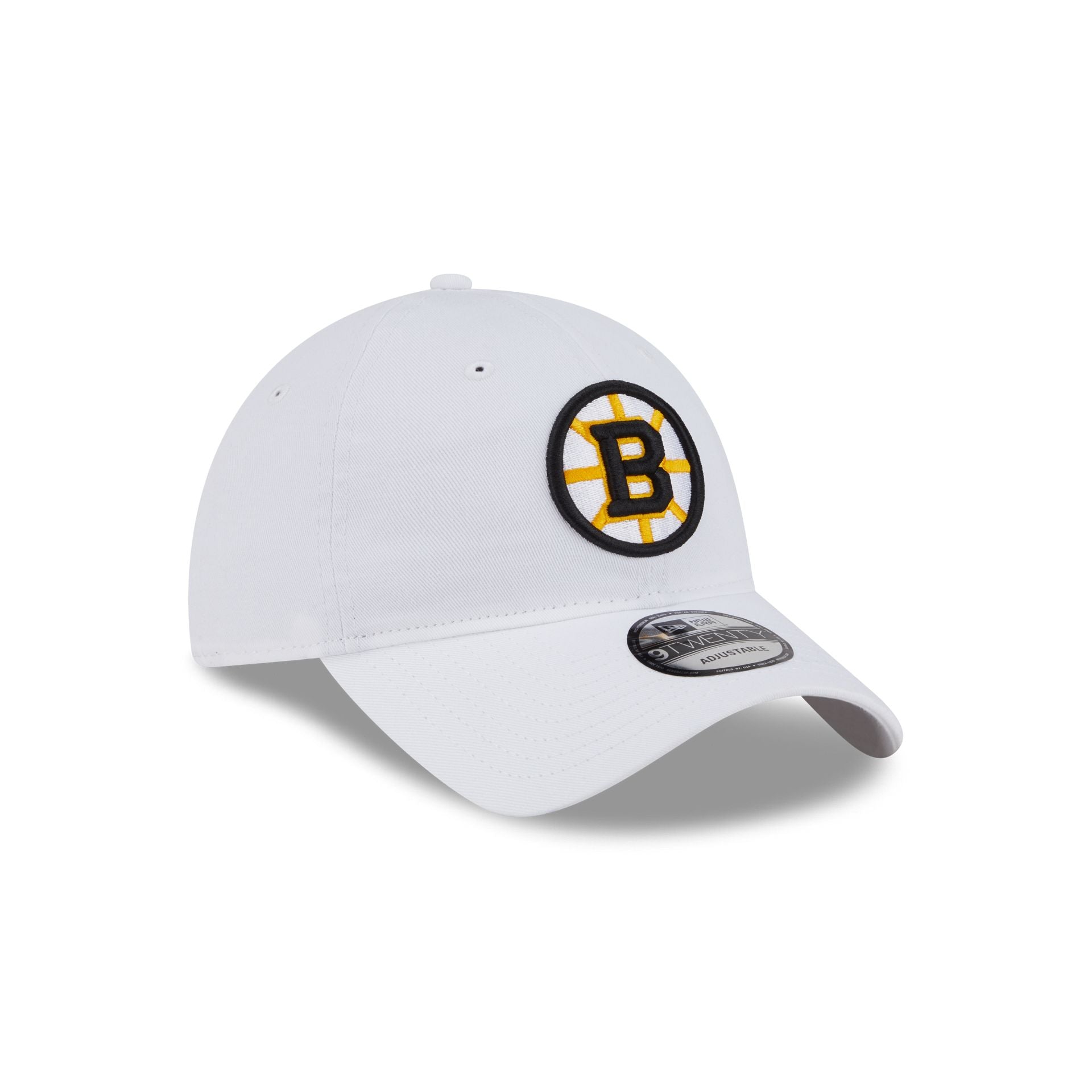 Boston Bruins White 9TWENTY Adjustable Hat - Image 3