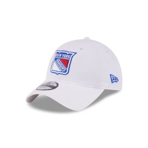 New York Rangers White 9TWENTY Adjustable Hat
