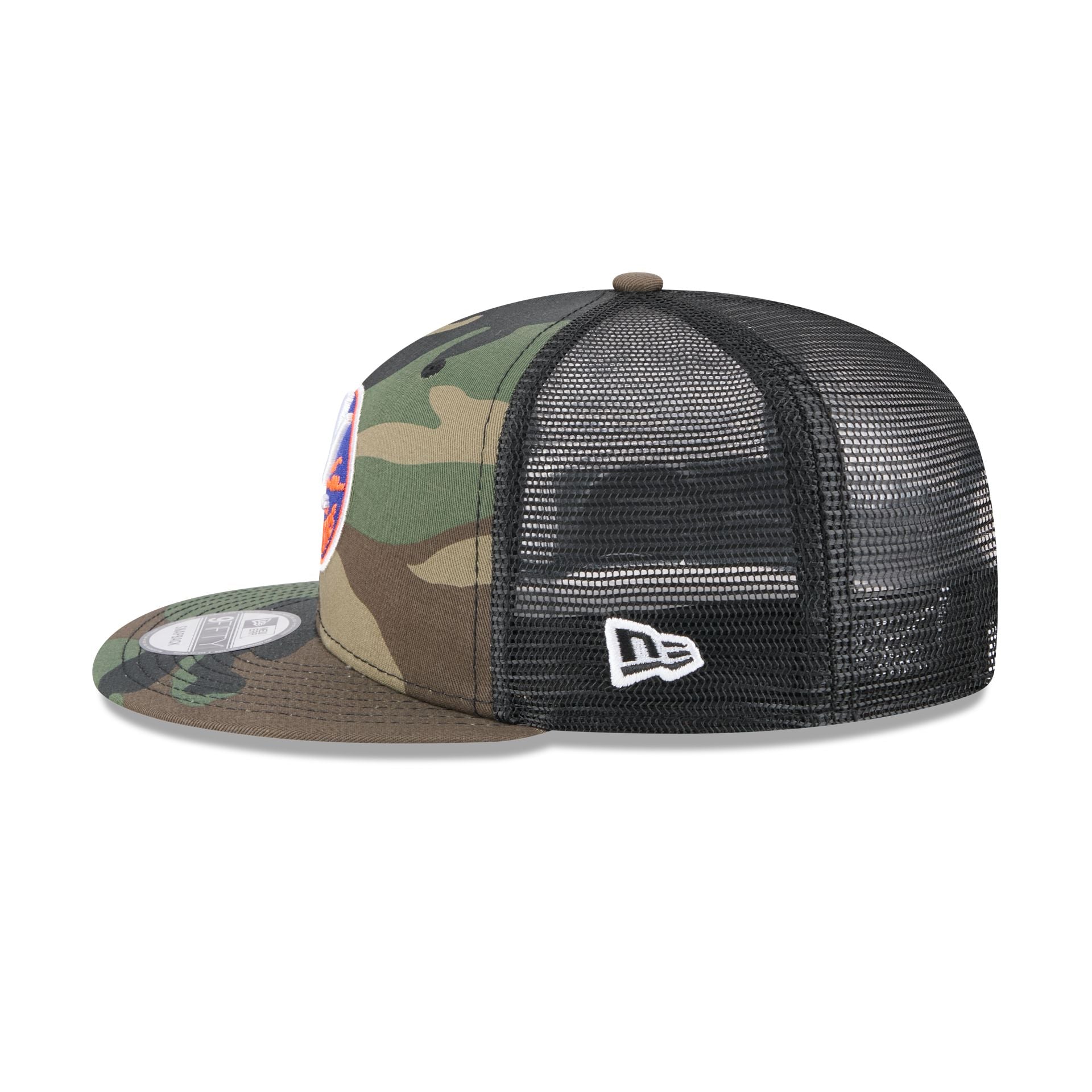 New York Islanders Camo 9FIFTY Trucker Hat - Image 4