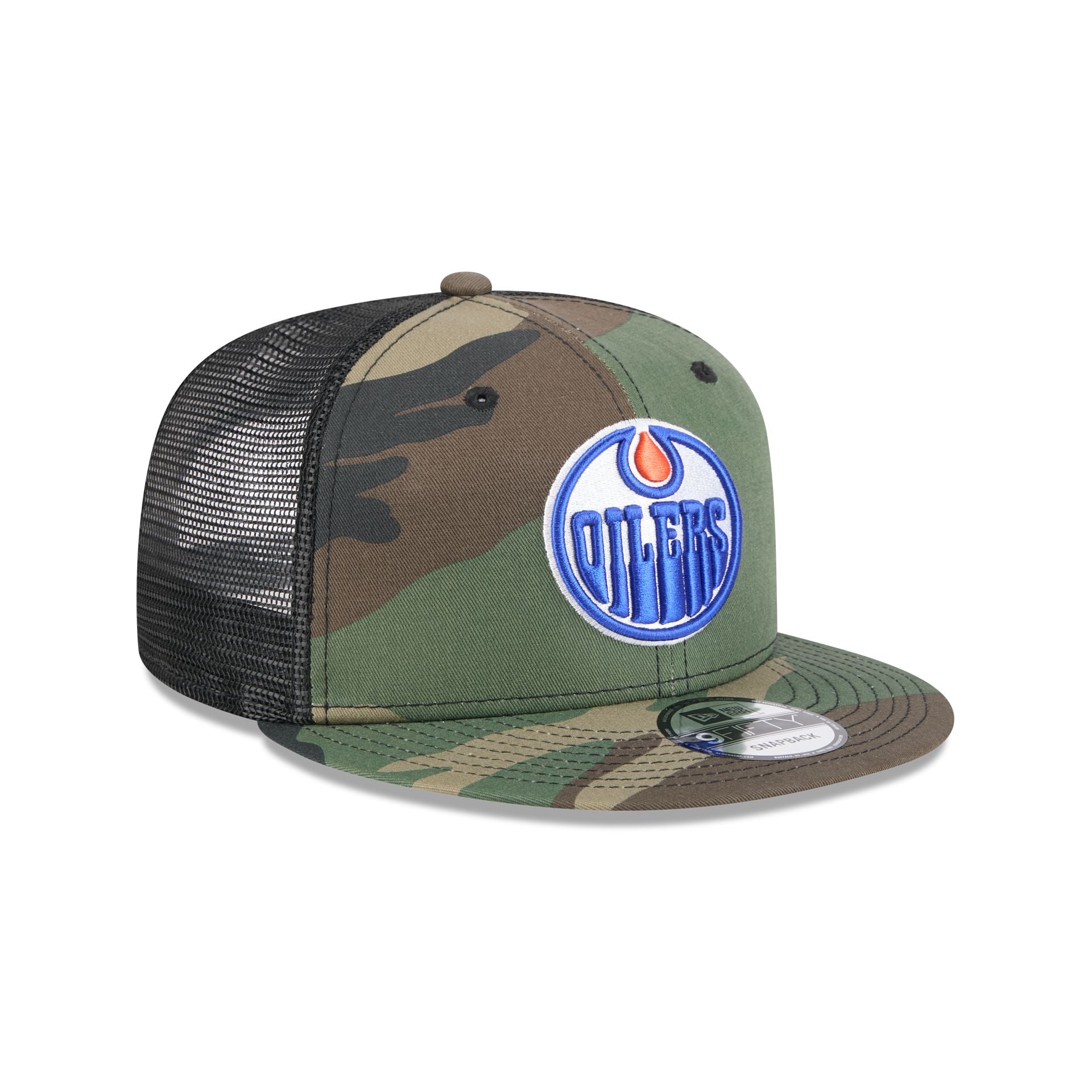 Edmonton Oilers Camo 9FIFTY Trucker Hat - Image 3