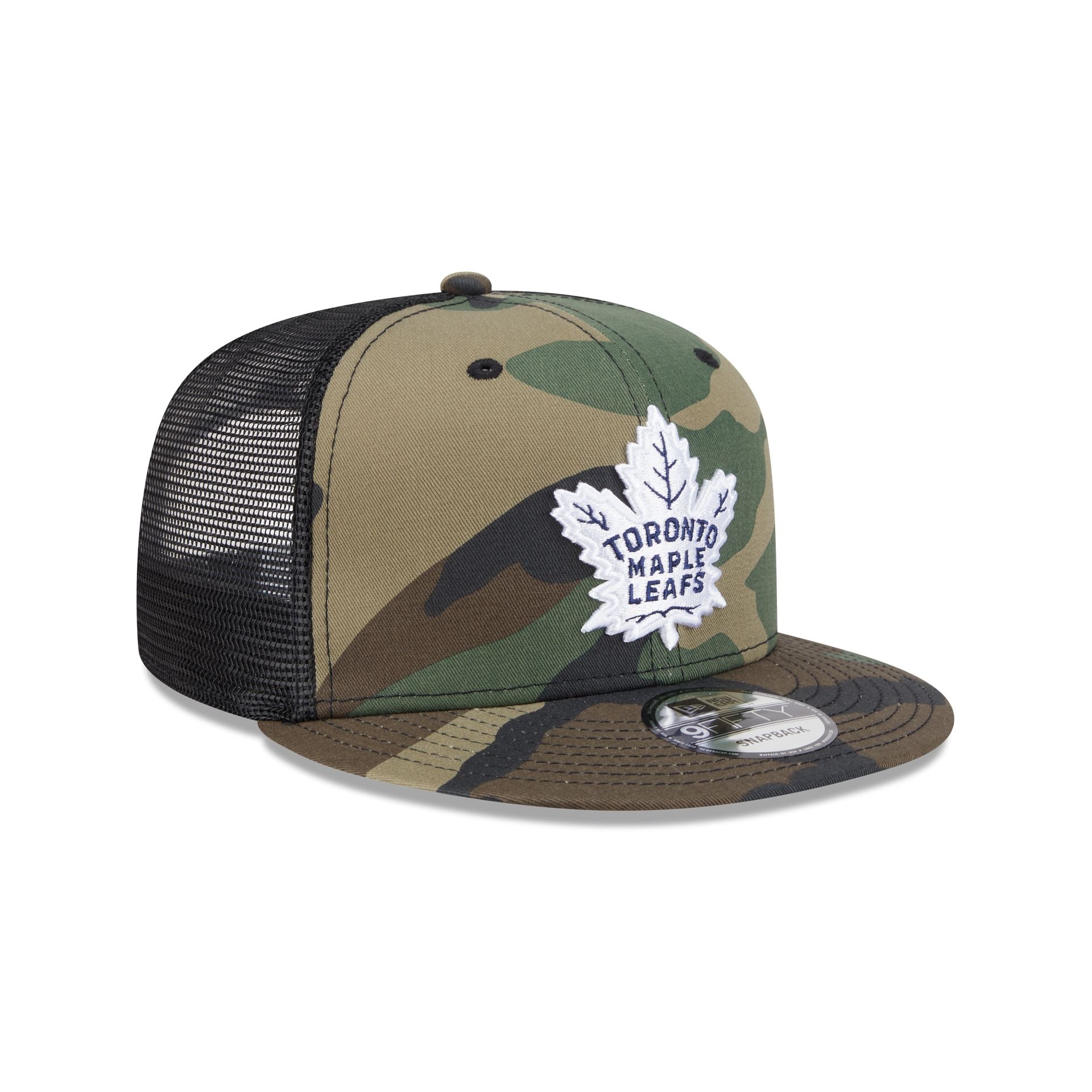 Toronto Maple Leafs Camo 9FIFTY Trucker Hat - Image 3