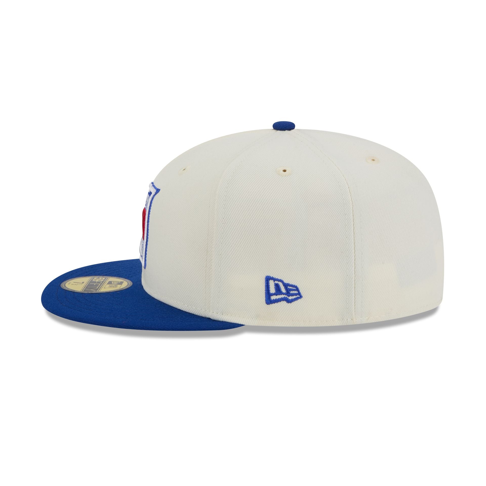New York Rangers Chrome White 59FIFTY Fitted Hat - Image 4