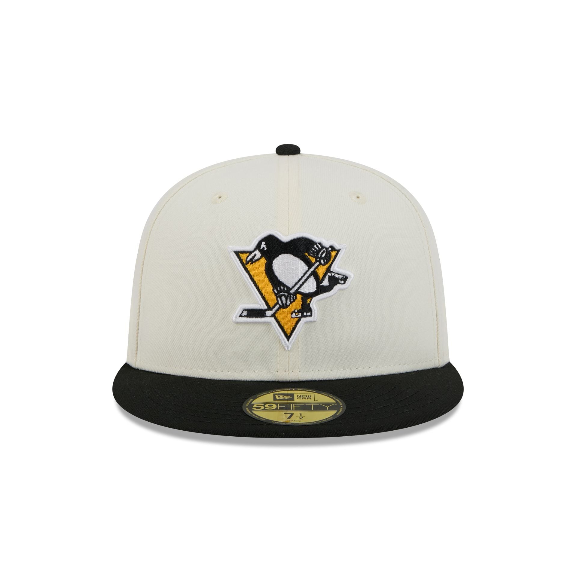Pittsburgh Penguins Chrome White 59FIFTY Fitted Hat - Image 2
