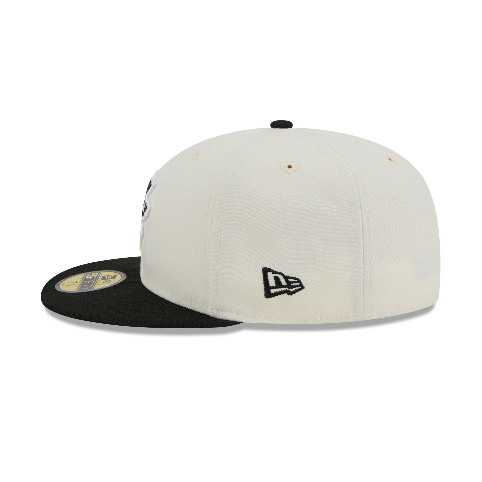 Pittsburgh Penguins Chrome White 59FIFTY Fitted Hat - Image 4